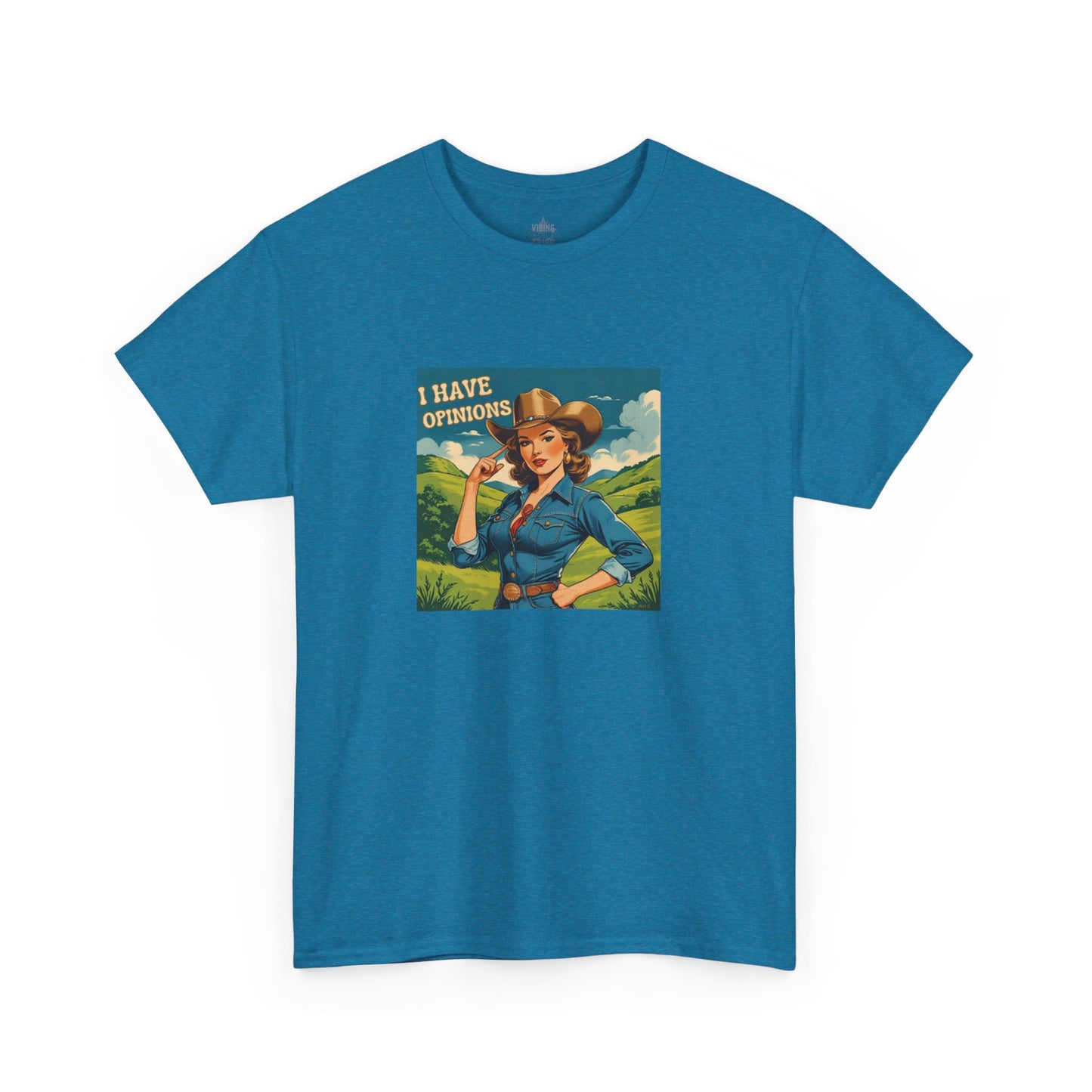I Have Opinions Sassy Cowgirl Classic Cotton Tee