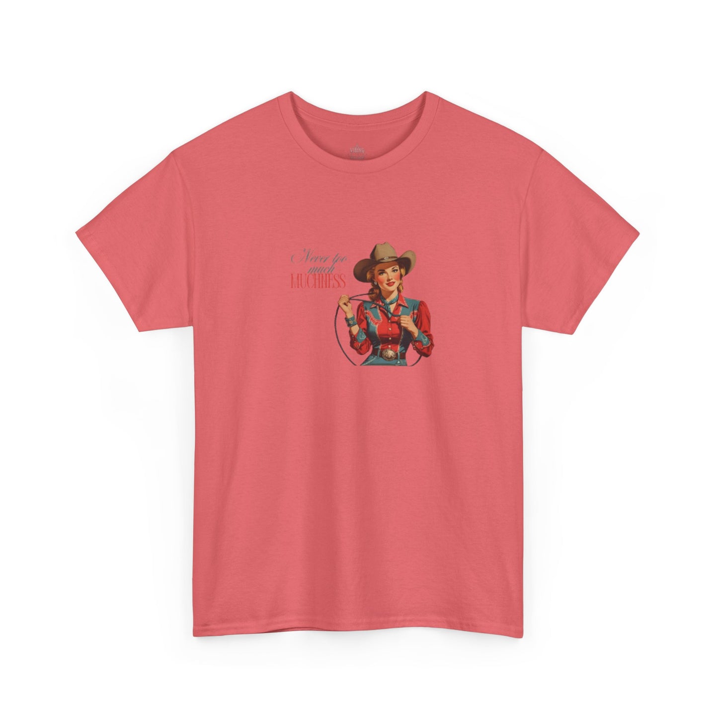 Never Too Much Vintage Cowgirl Classic Cotton Tee