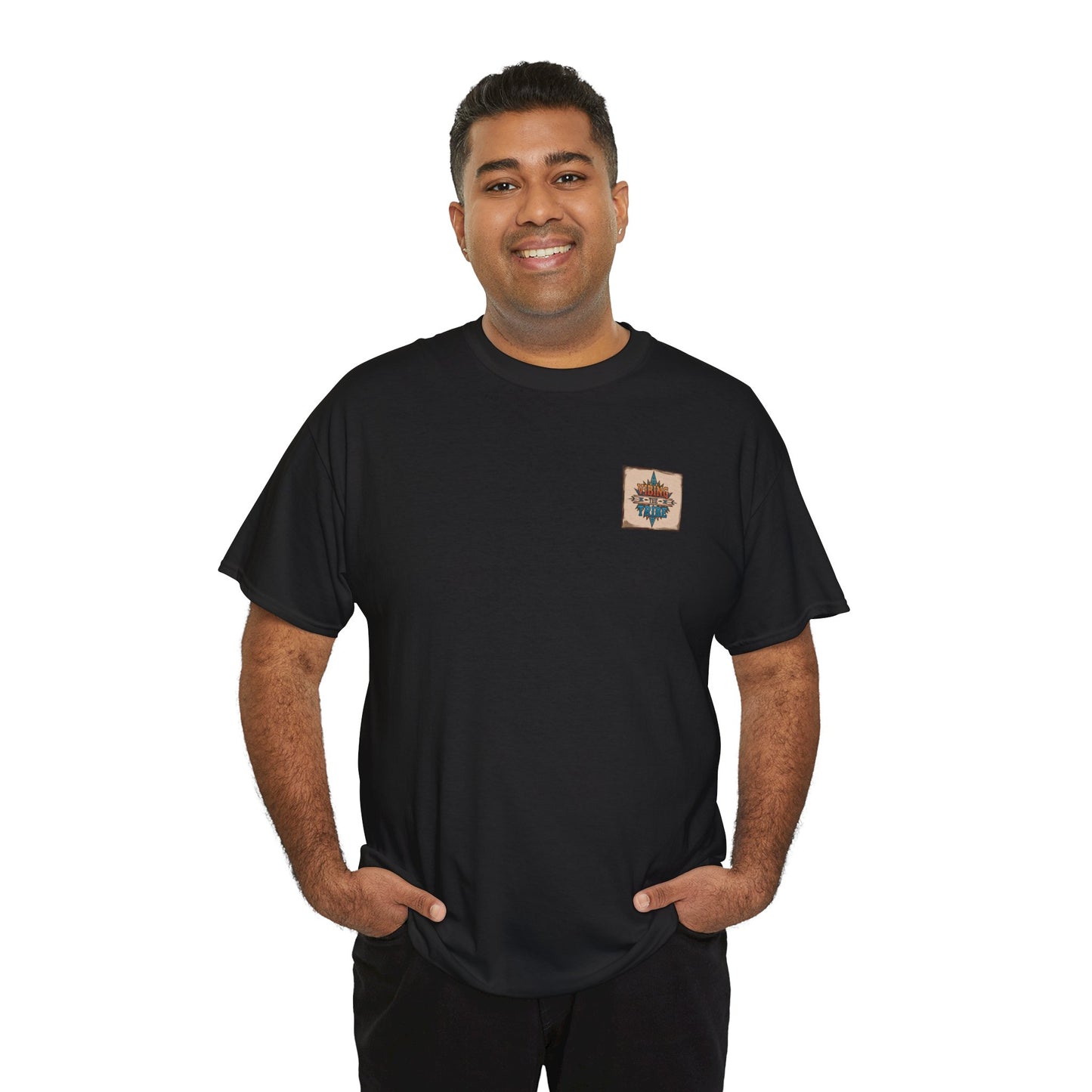 Vibing the Tribe Signature Unisex Classic Cotton Tee Front & Back Print