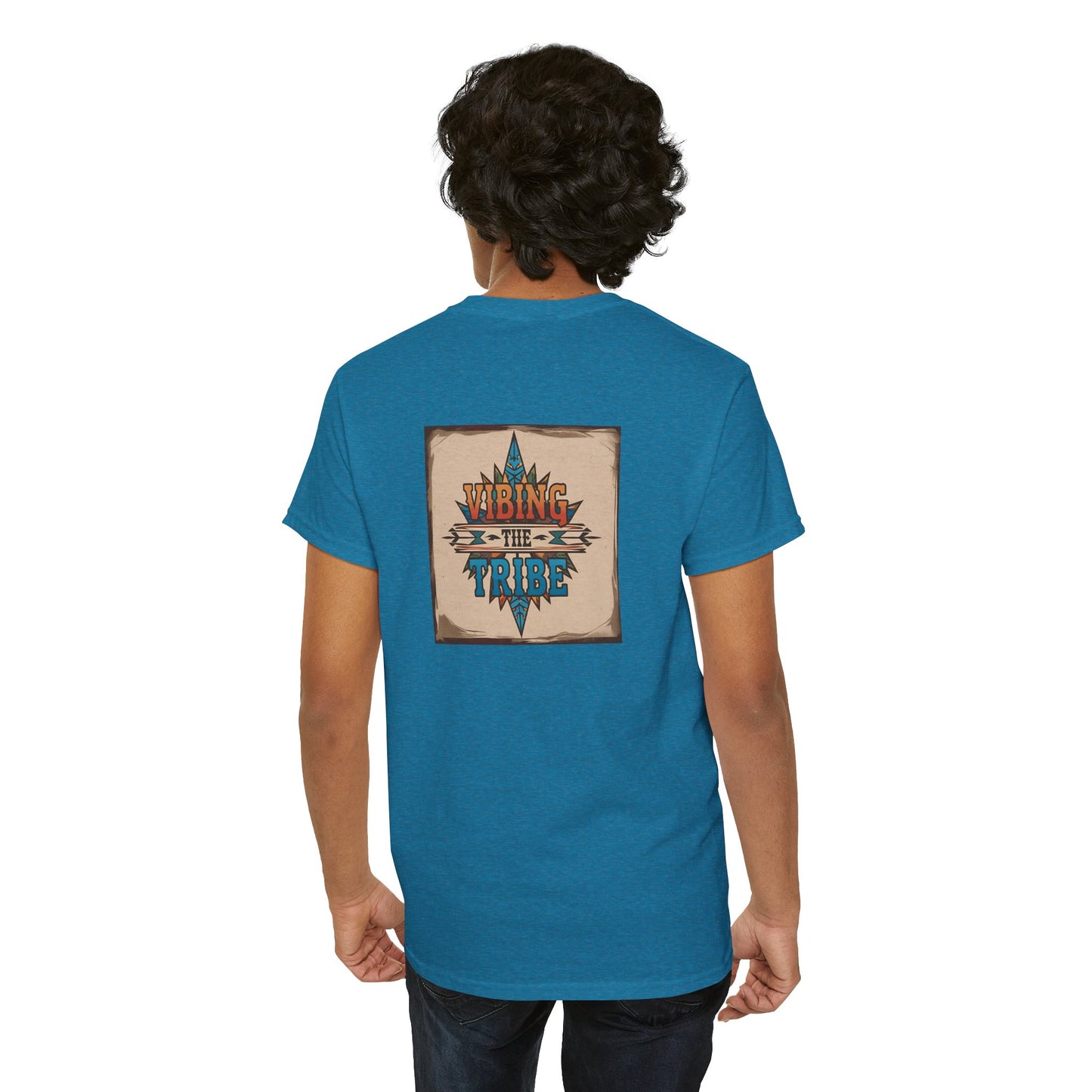 Vibing the Tribe Signature Unisex Classic Cotton Tee Front & Back Print