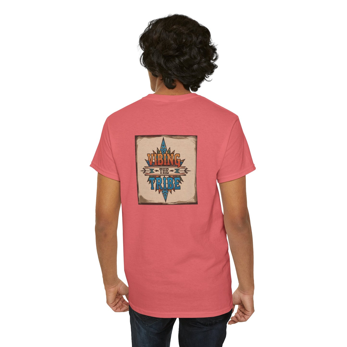 Vibing the Tribe Signature Unisex Classic Cotton Tee Front & Back Print