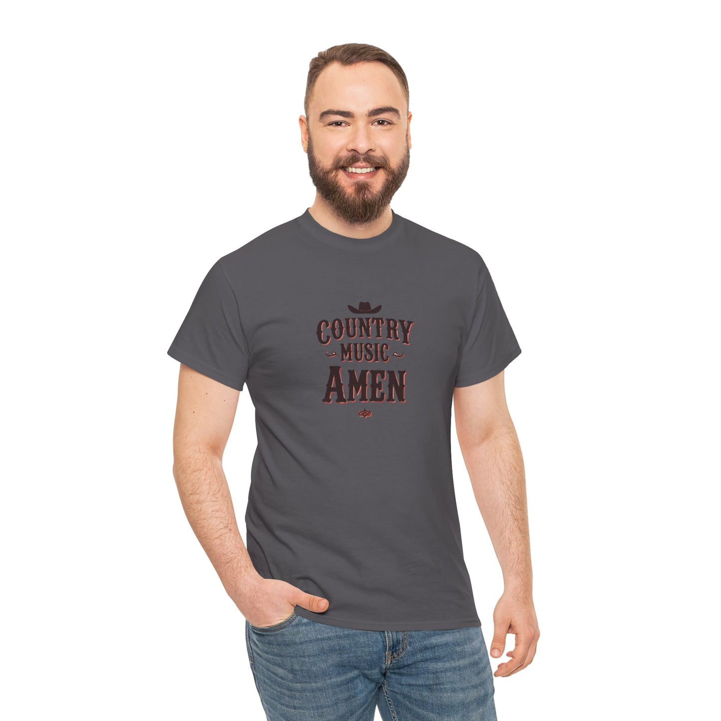 Country Music Amen Unisex Classic Cotton Tee