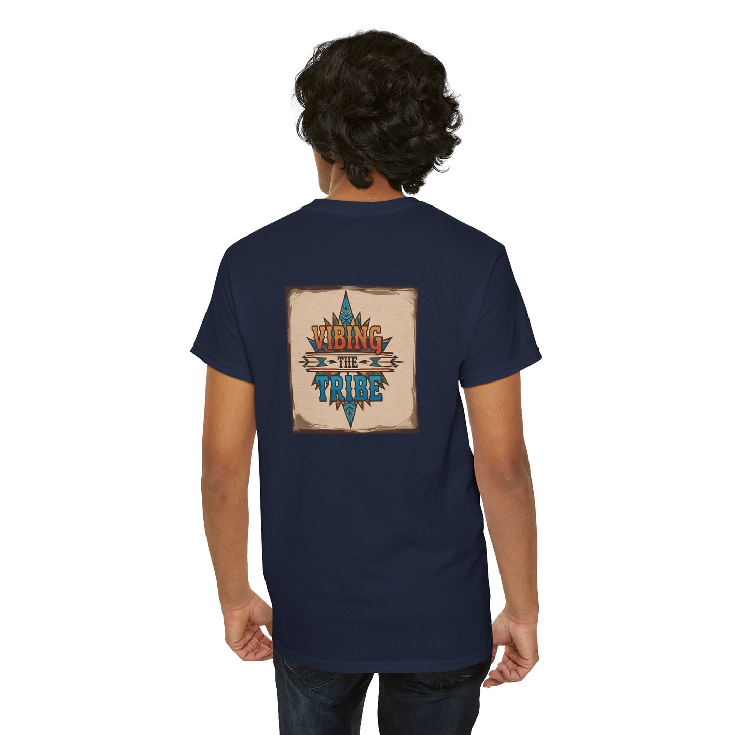 Vibing the Tribe Signature Unisex Classic Cotton Tee Front & Back Print