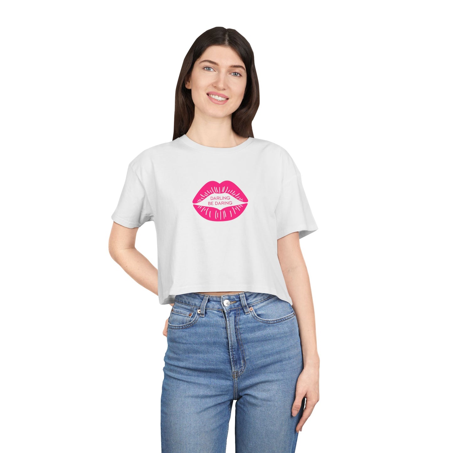 Darling Be Daring Crop Tee