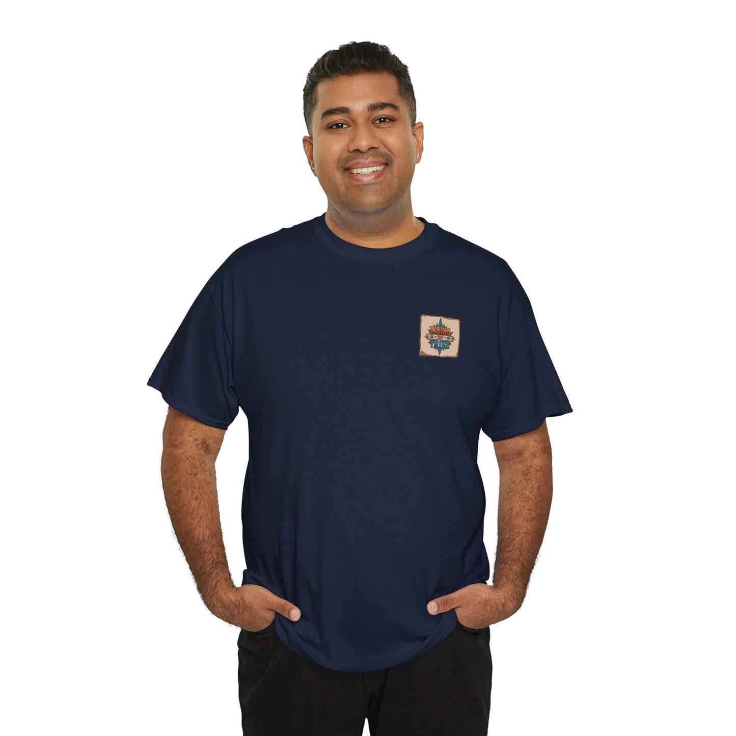 Vibing the Tribe Signature Unisex Classic Cotton Tee Front & Back Print