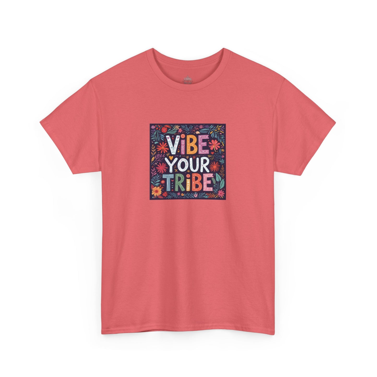 Floral Vibe Your Tribe Classic Cotton Tee