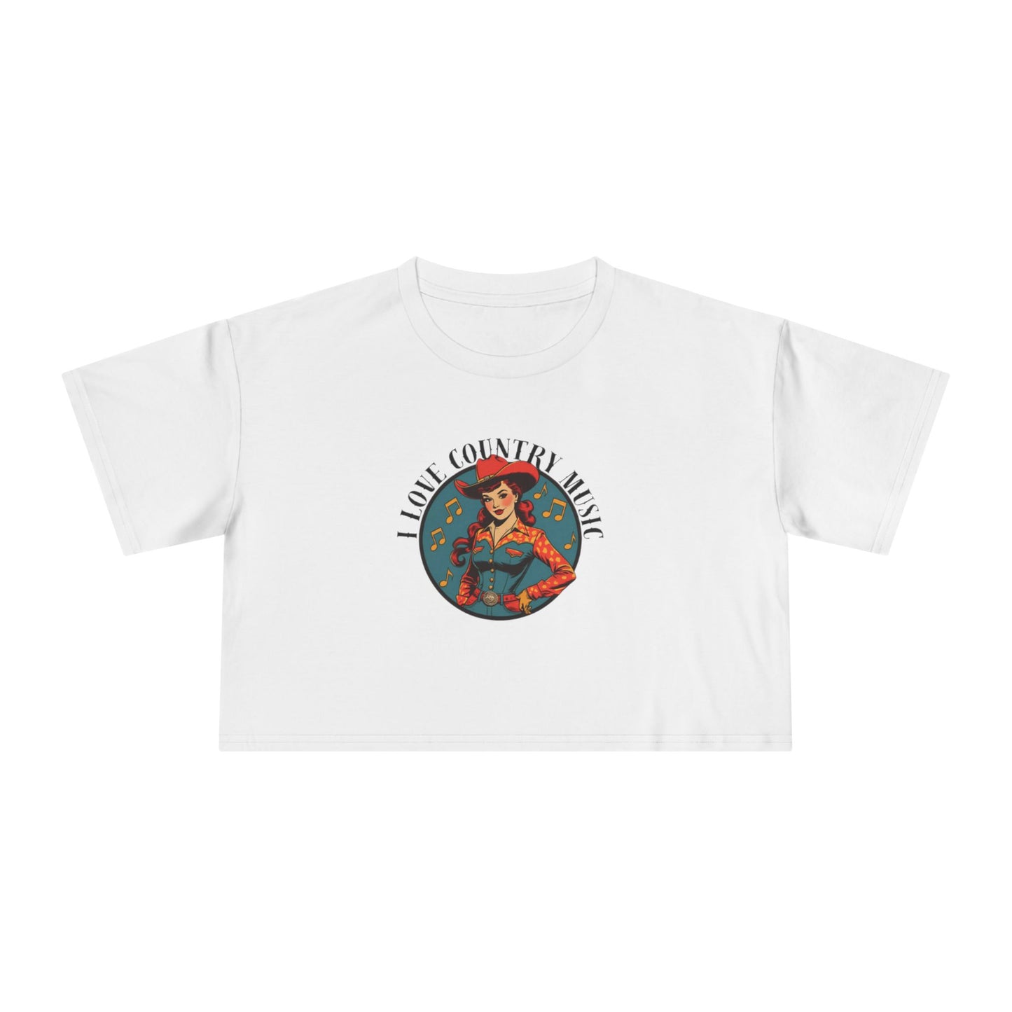 Country Music Lover Crop Tee
