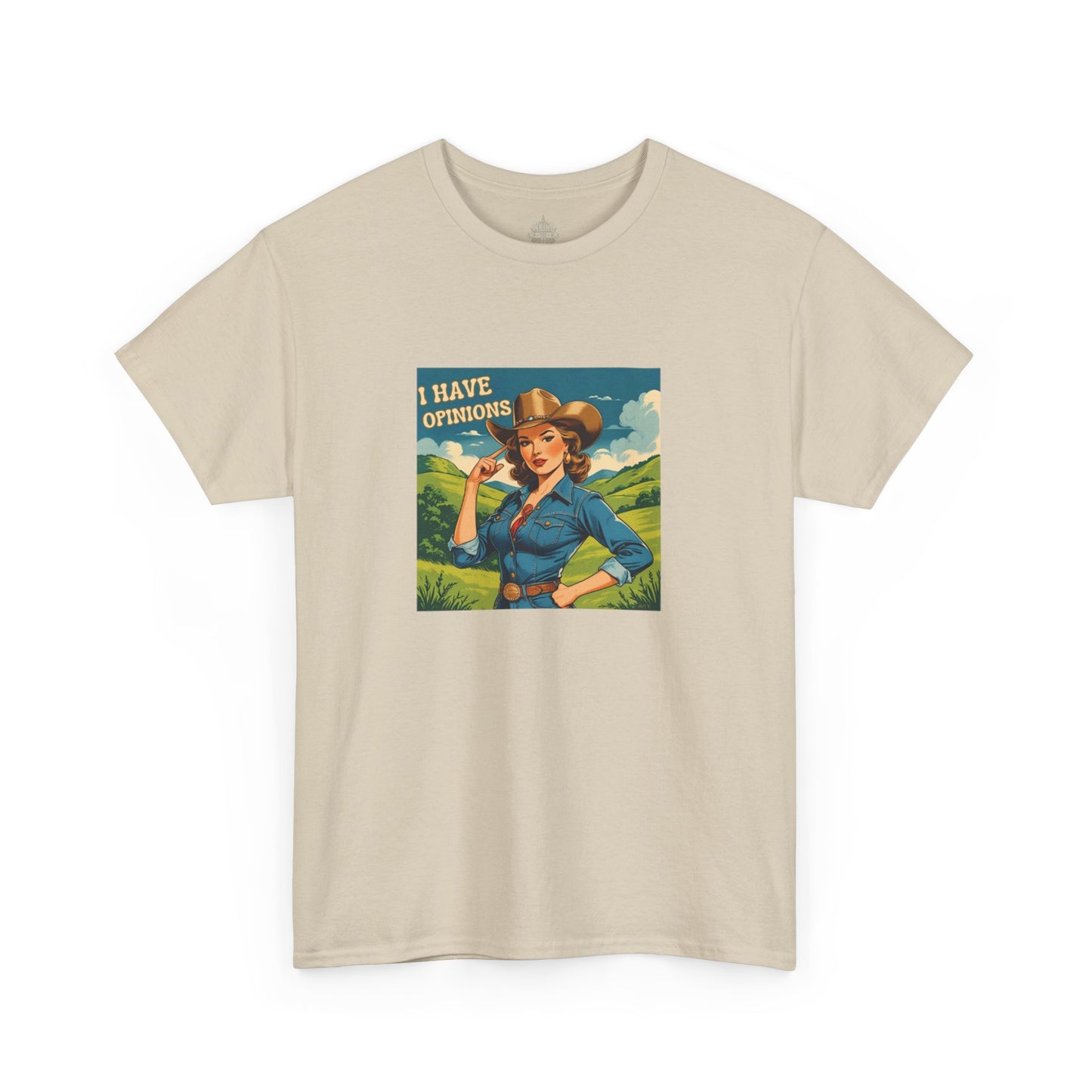 I Have Opinions Sassy Cowgirl Classic Cotton Tee