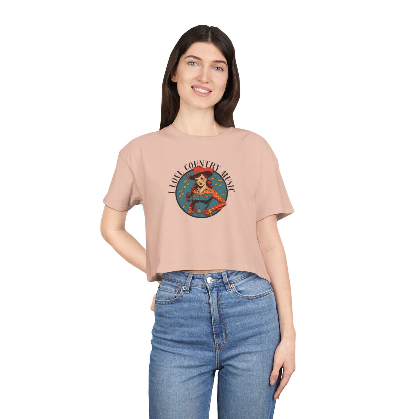Country Music Lover Crop Tee