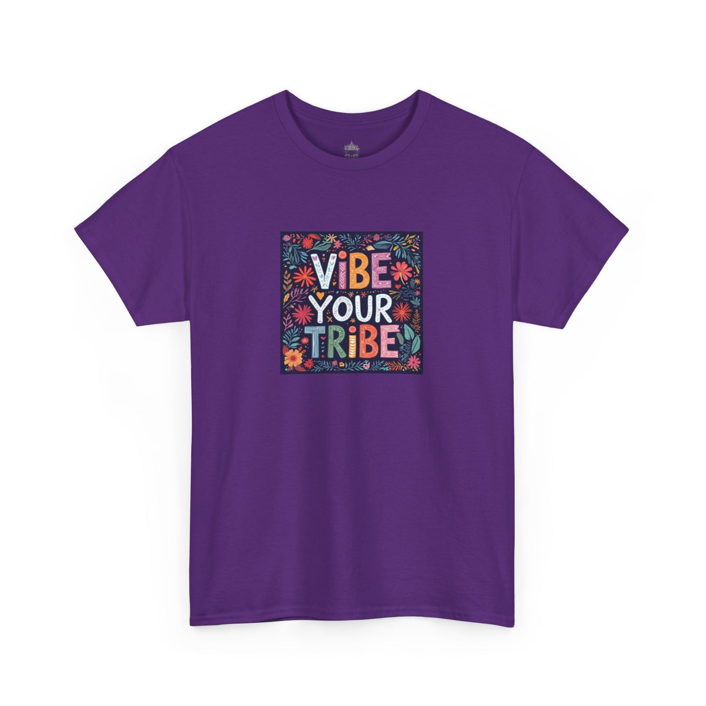 Floral Vibe Your Tribe Classic Cotton Tee