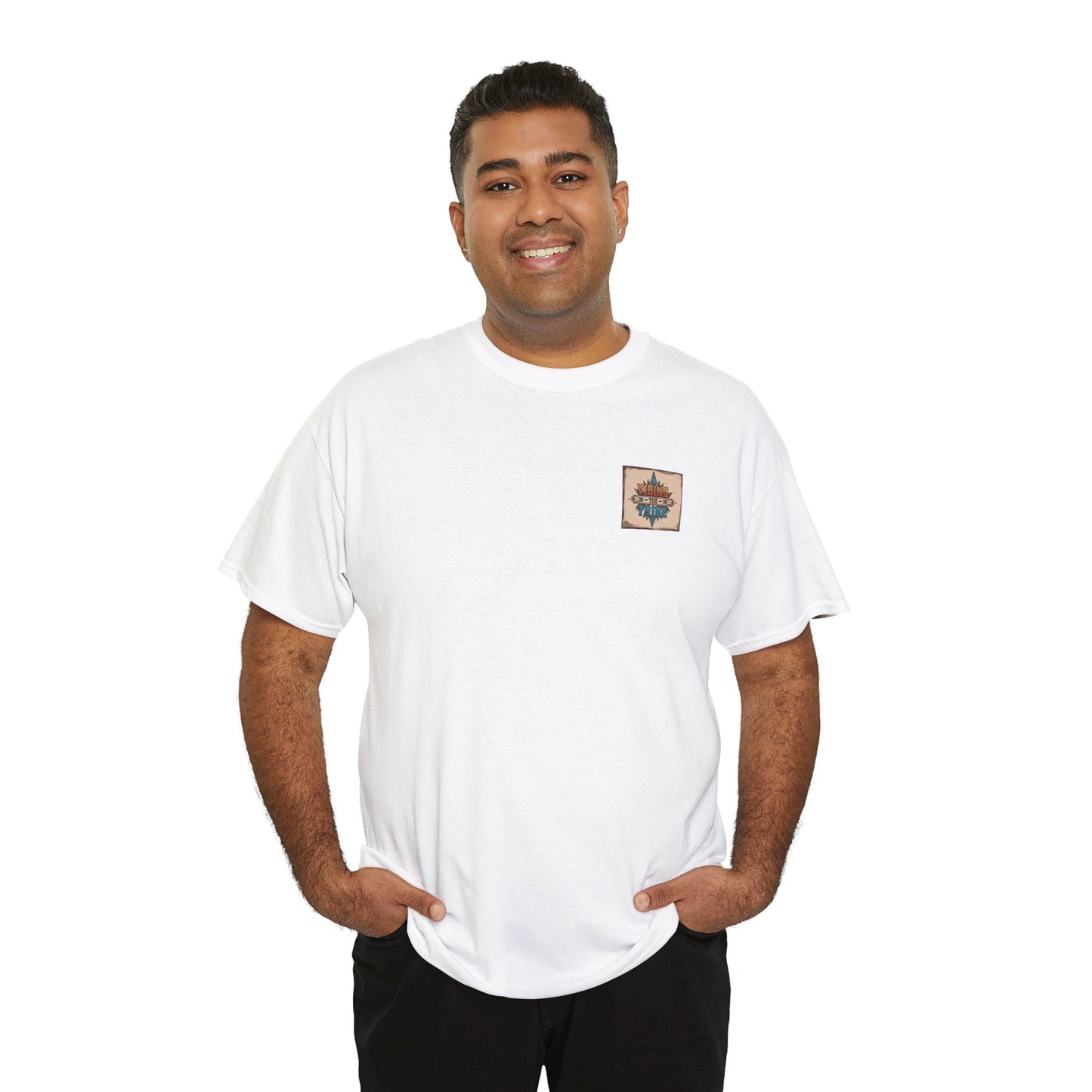 Vibing the Tribe Signature Unisex Classic Cotton Tee Front & Back Print