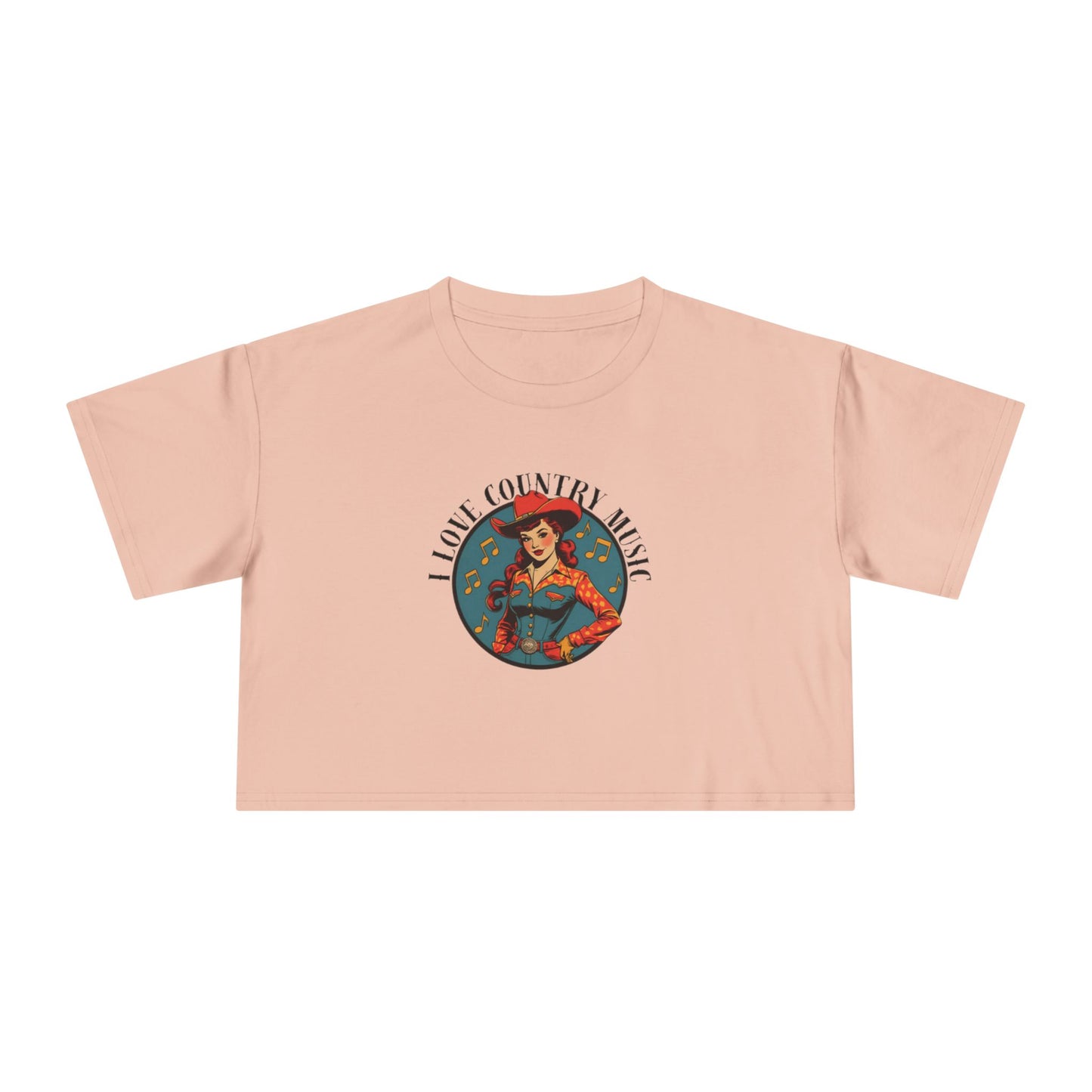 Country Music Lover Crop Tee