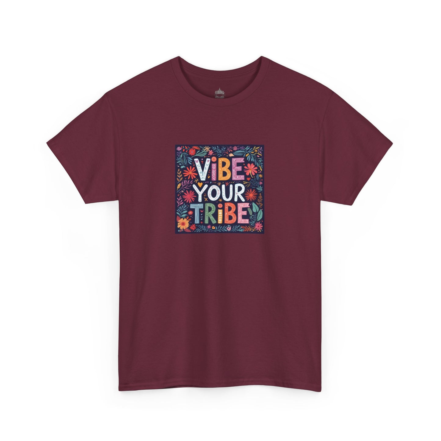 Floral Vibe Your Tribe Classic Cotton Tee