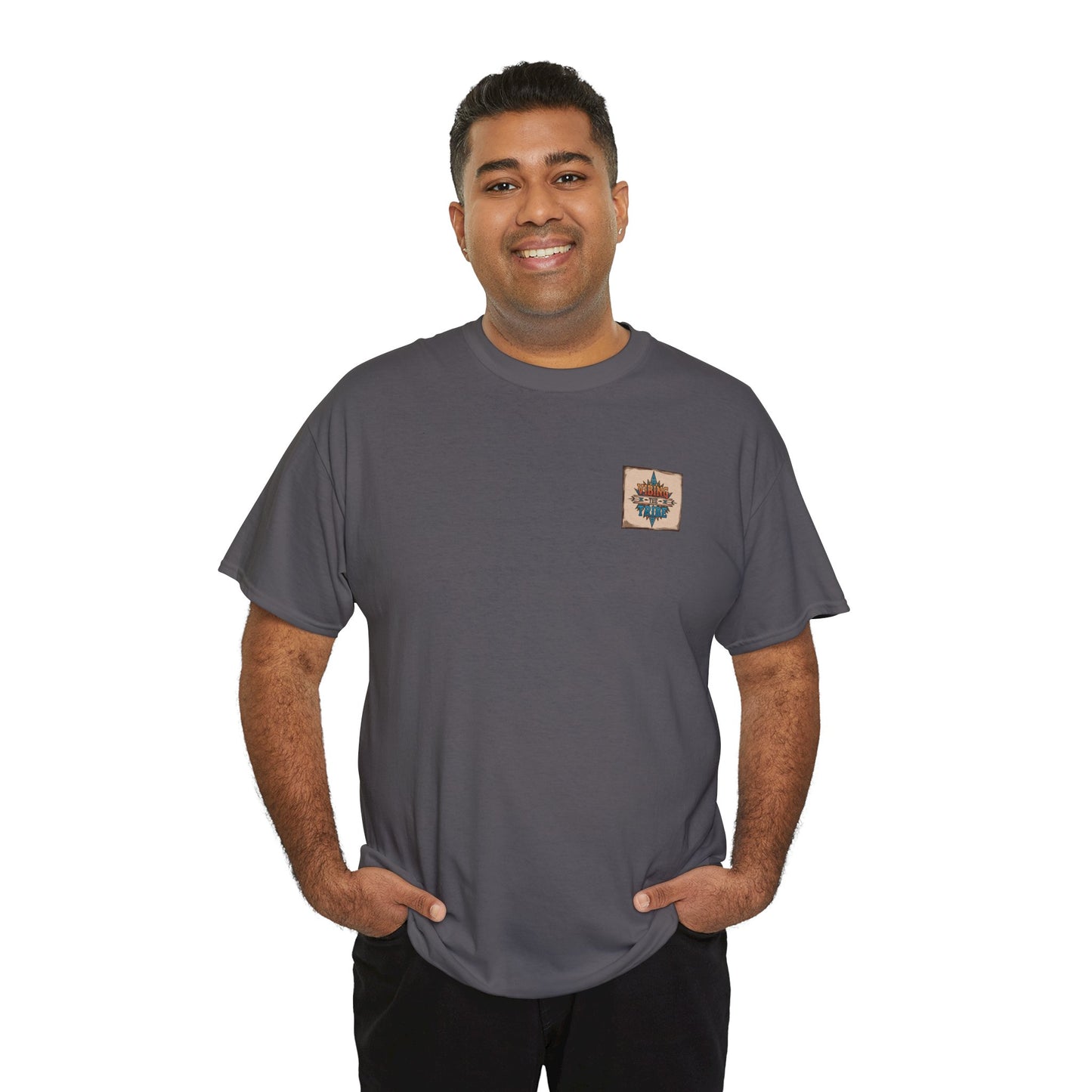 Vibing the Tribe Signature Unisex Classic Cotton Tee Front & Back Print