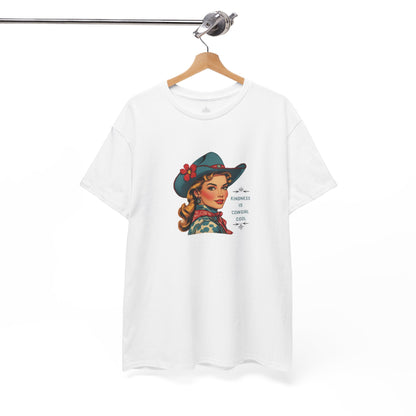 Kindness is Cowgirl Cool Classic Cotton Tee