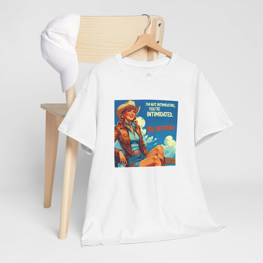 I'm Not Intimidating Unisex Classic Cotton Tee