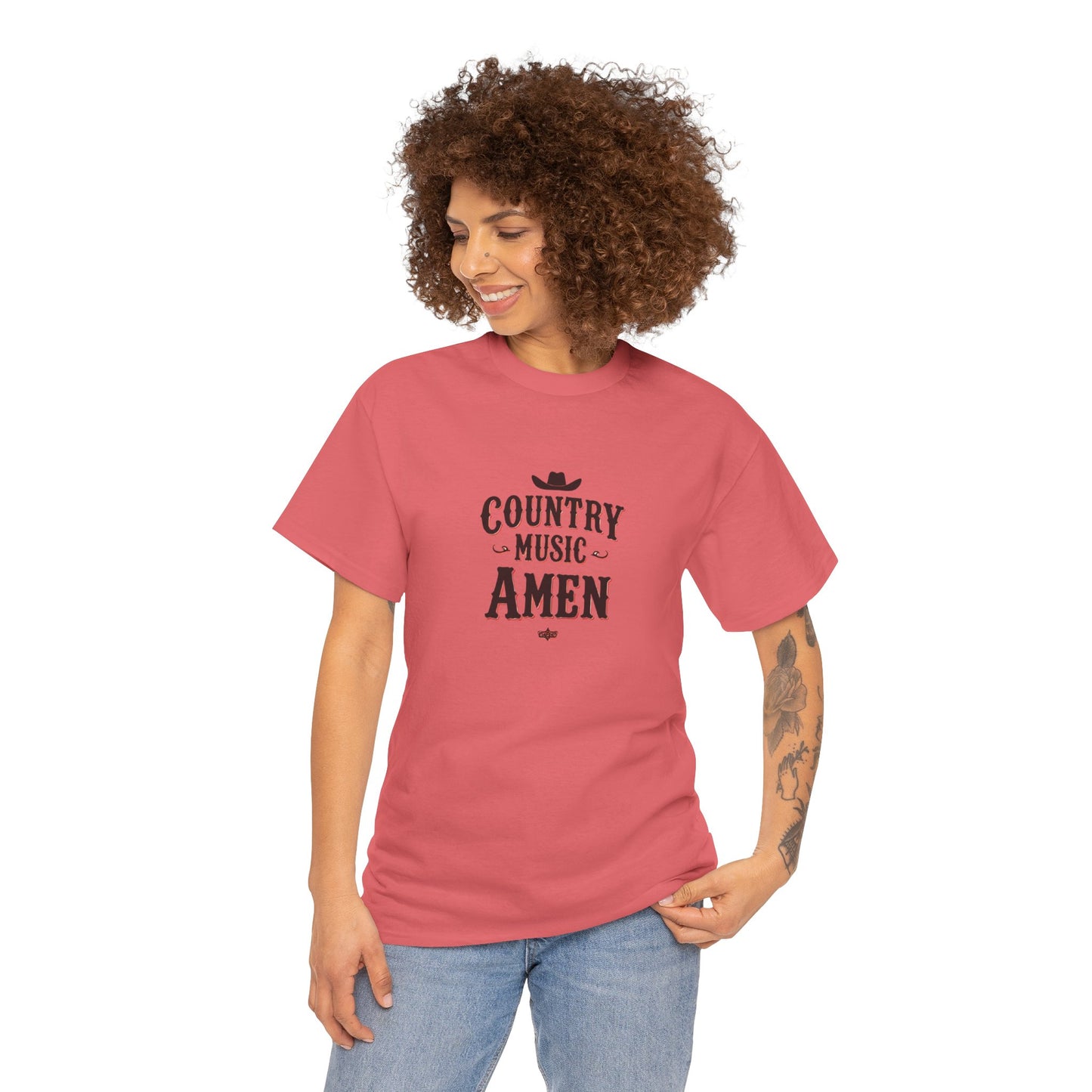 Country Music Amen Unisex Classic Cotton Tee