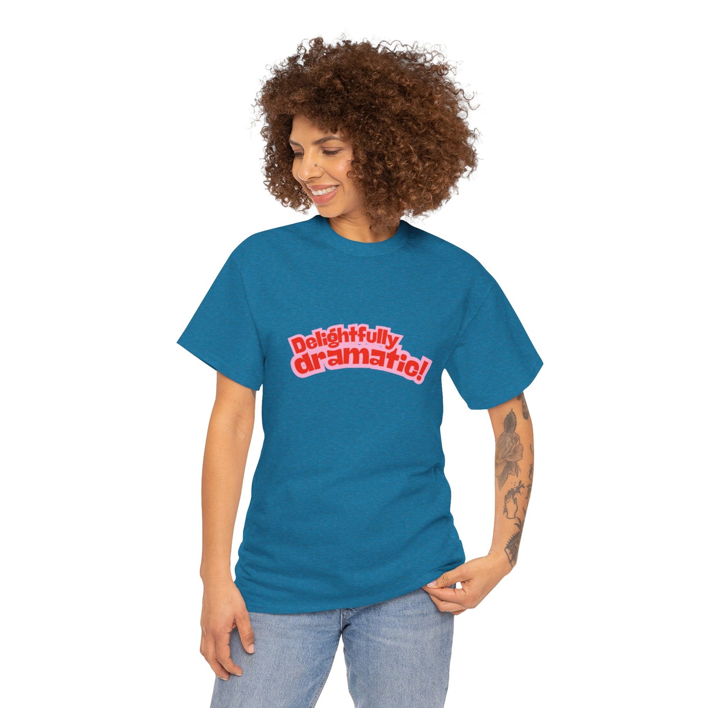 Delightfully Dramatic Classic Cotton Tee