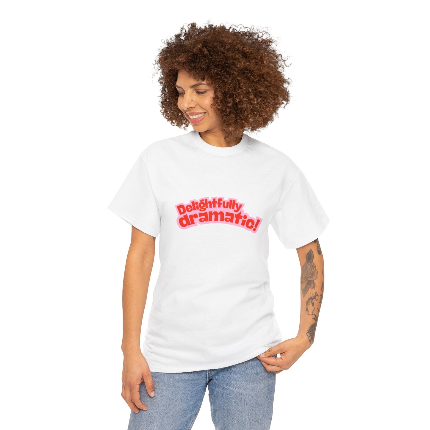 Delightfully Dramatic Classic Cotton Tee