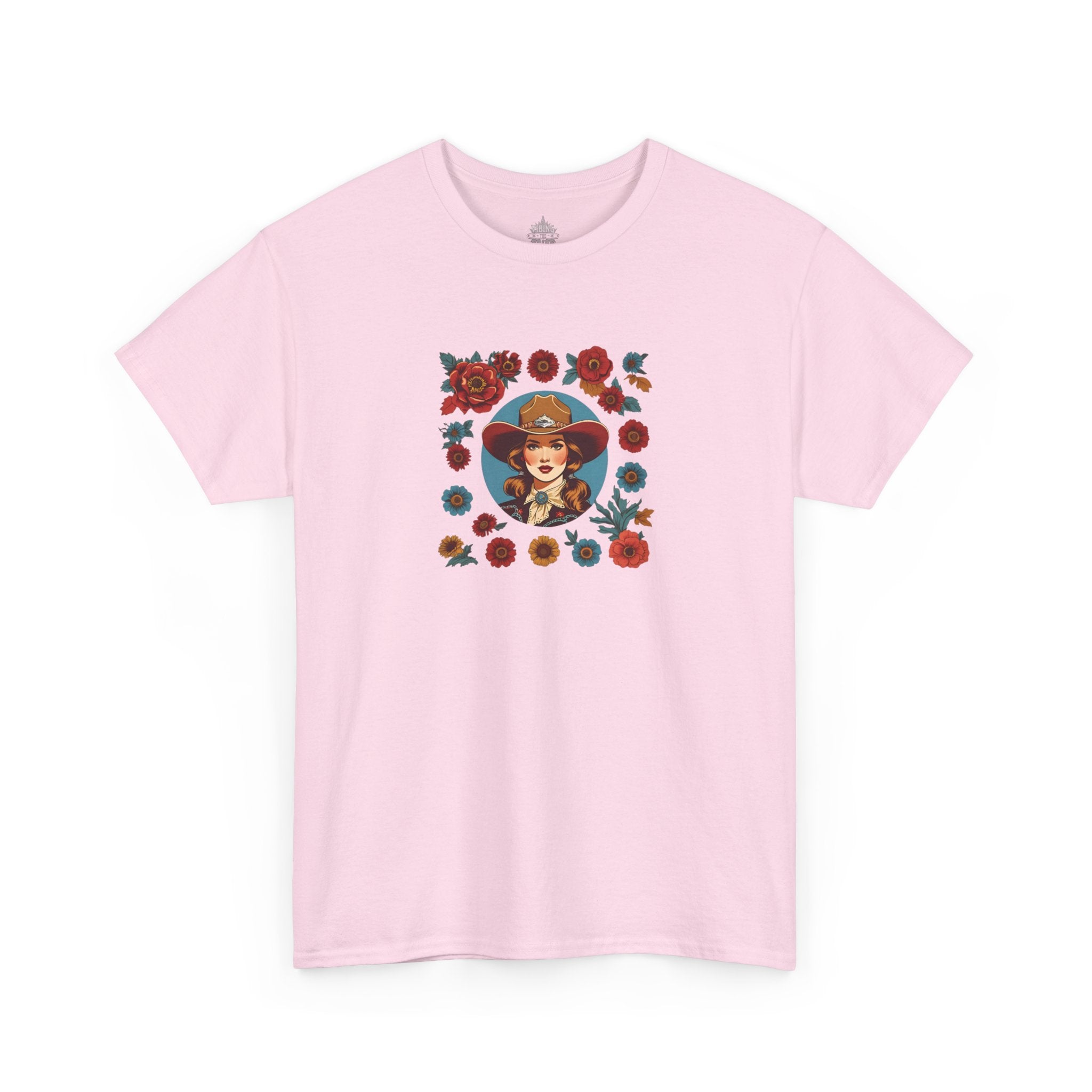 Floral Cowgirl Classic Cotton Tee