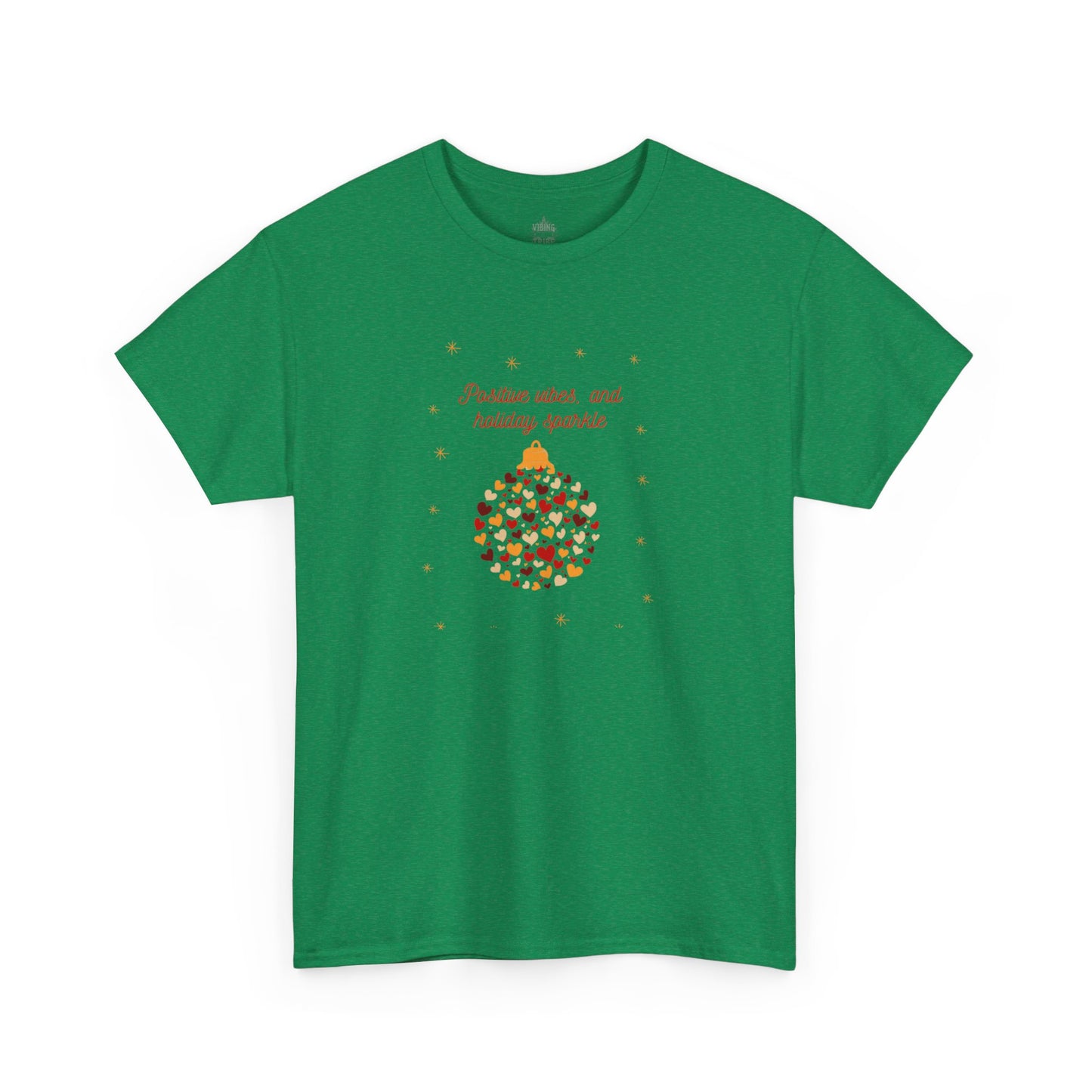 Positive Vibes Christmas Classic Cotton Tee