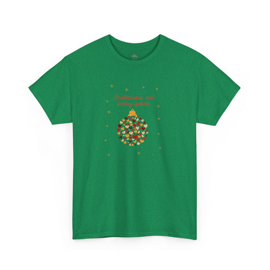 Positive Vibes Christmas Classic Cotton Tee