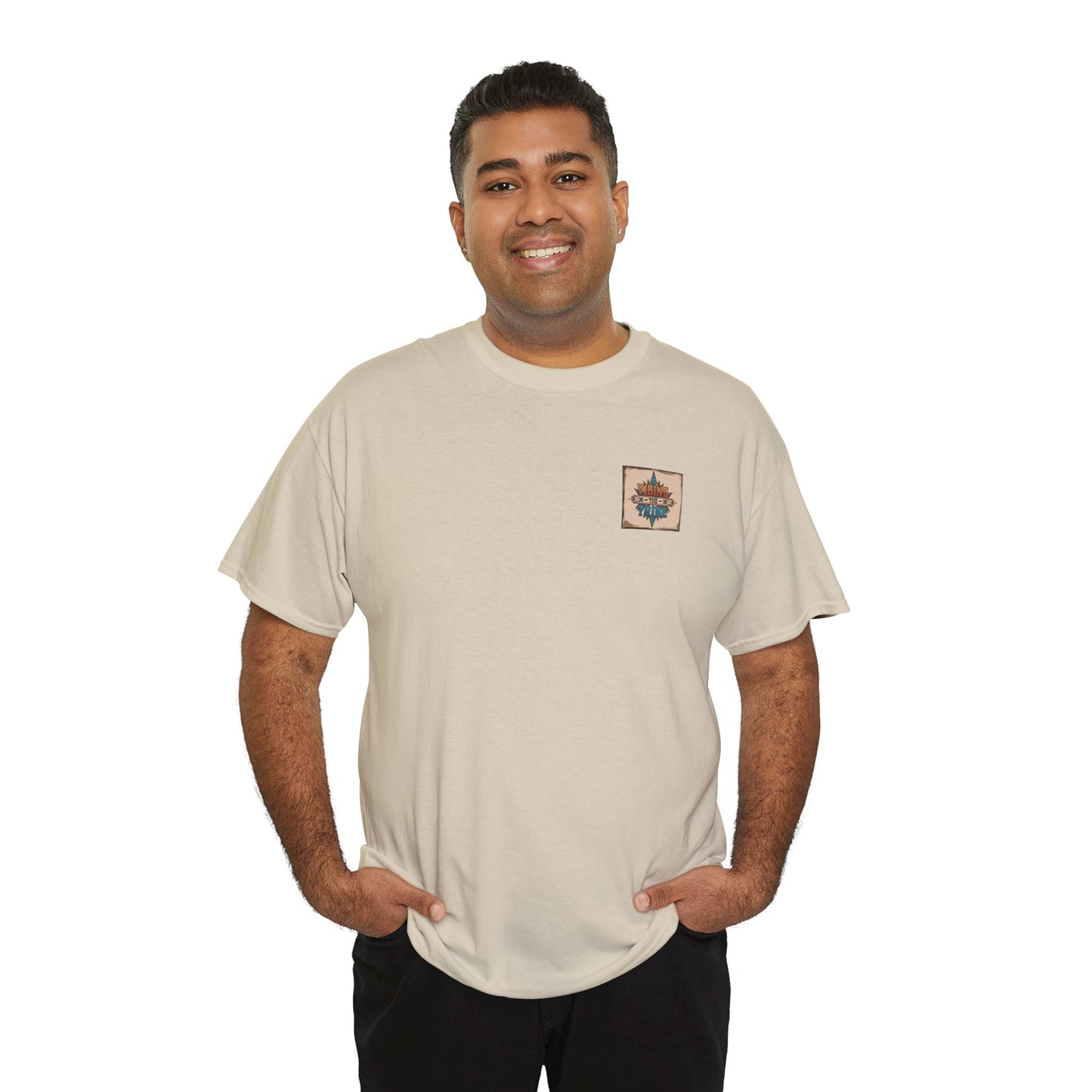 Vibing the Tribe Signature Unisex Classic Cotton Tee Front & Back Print