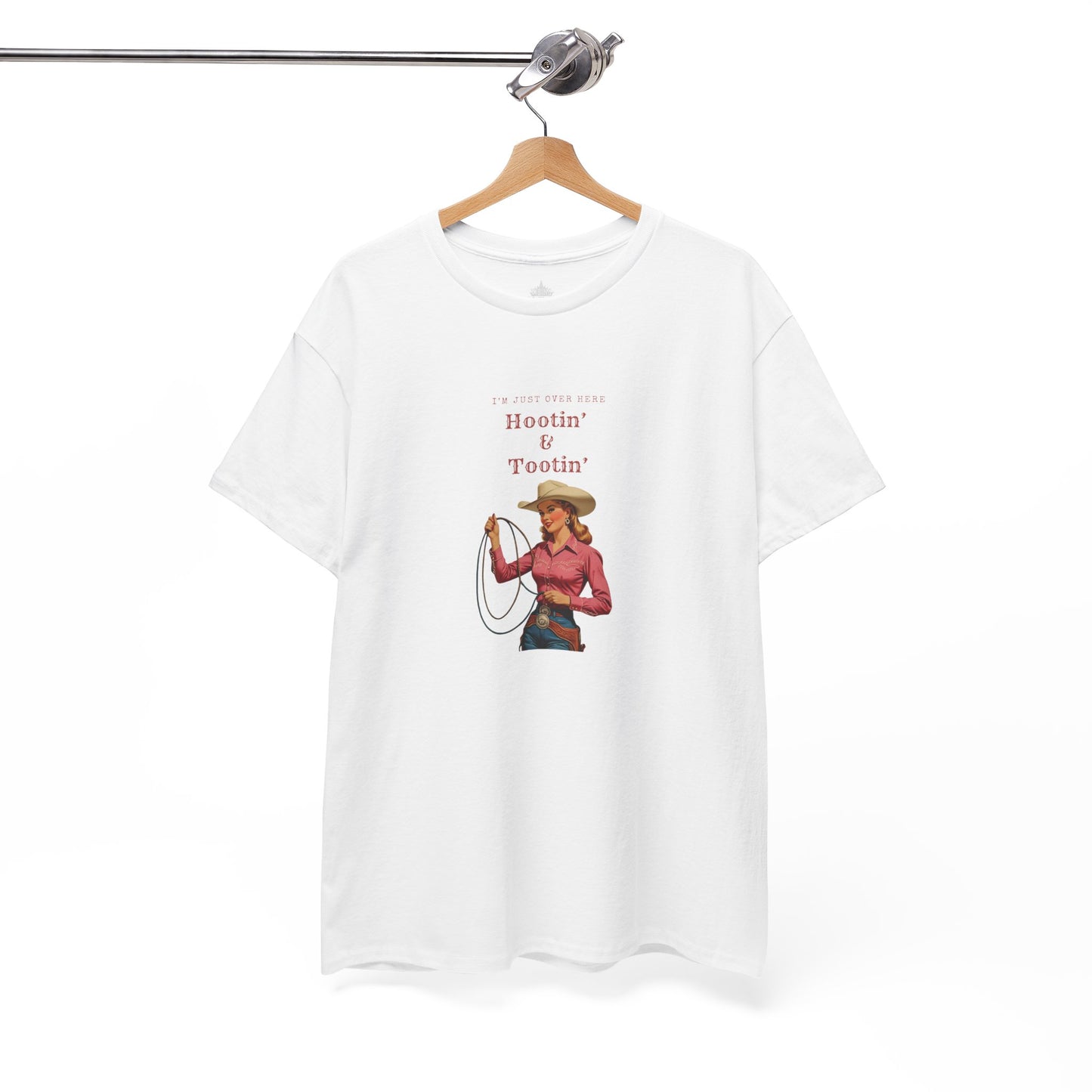 Hootin' & Tootin' Cowgirl Classic Cotton Tee