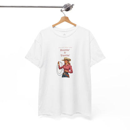 Hootin' & Tootin' Cowgirl Classic Cotton Tee
