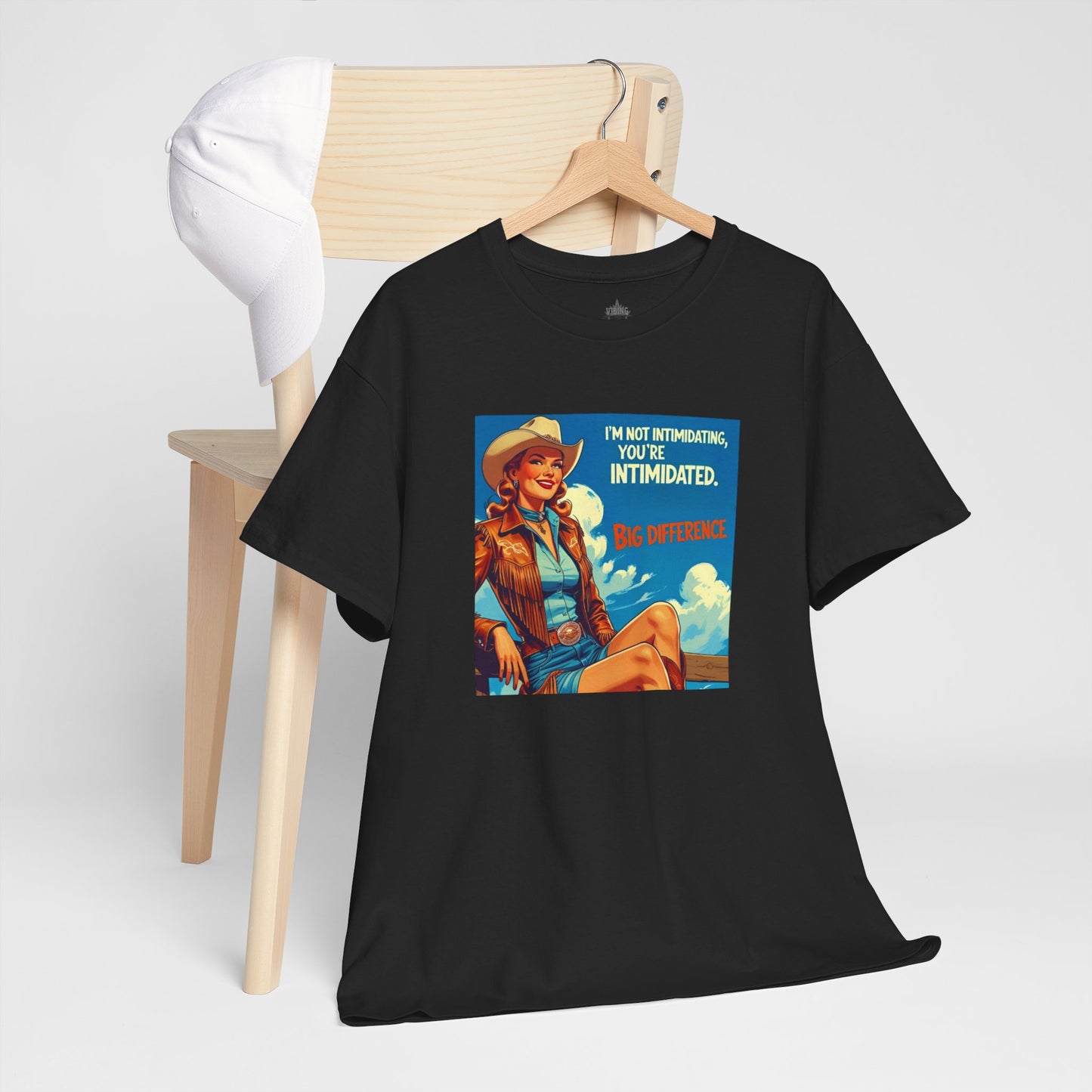 I'm Not Intimidating Unisex Classic Cotton Tee