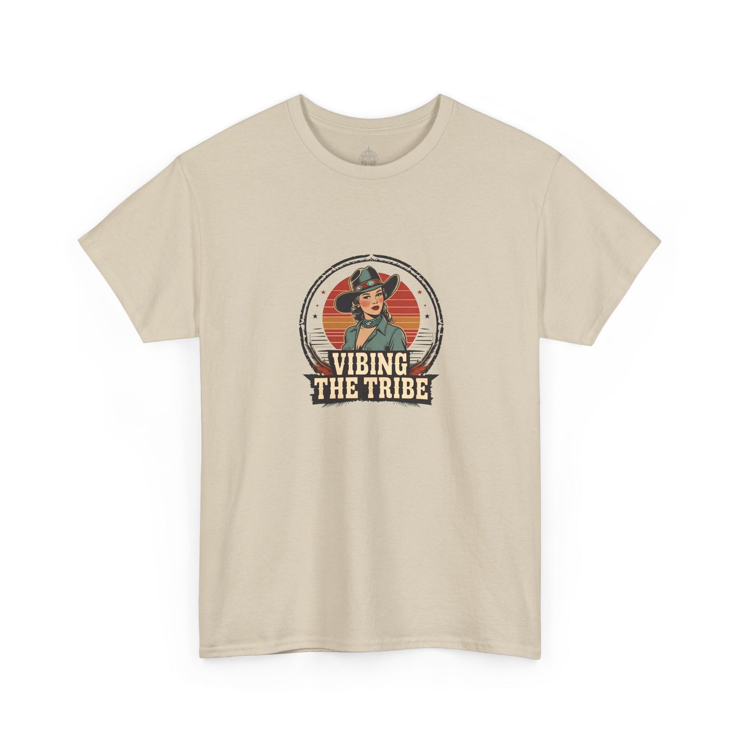 Vibing the Tribe Vintage Cowgirl Classic Cotton Tee