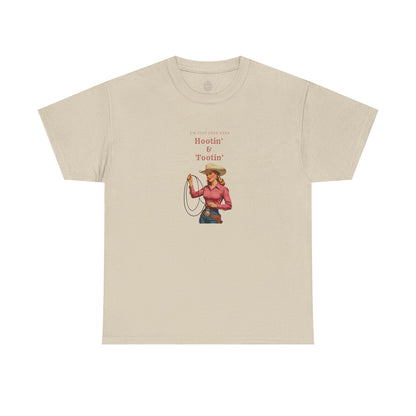Hootin' & Tootin' Cowgirl Classic Cotton Tee