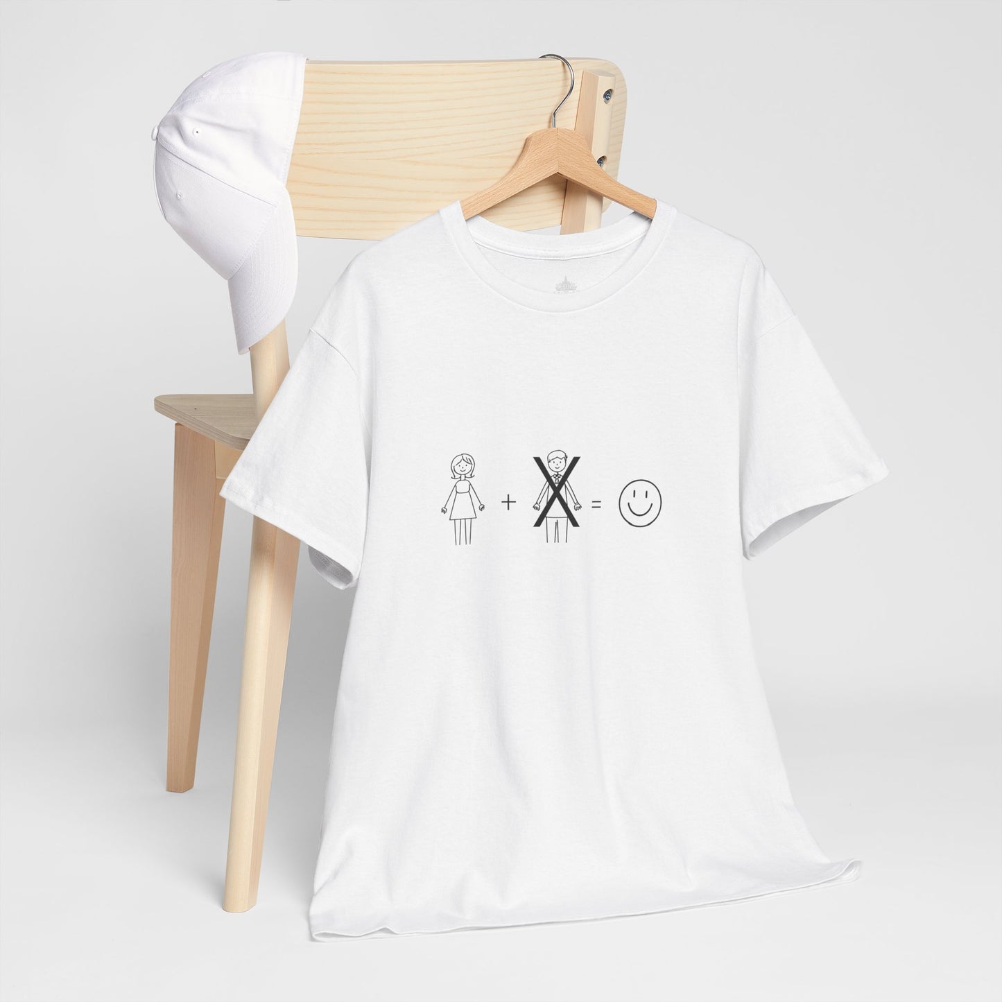 Happy Single Woman Classic Cotton Tee