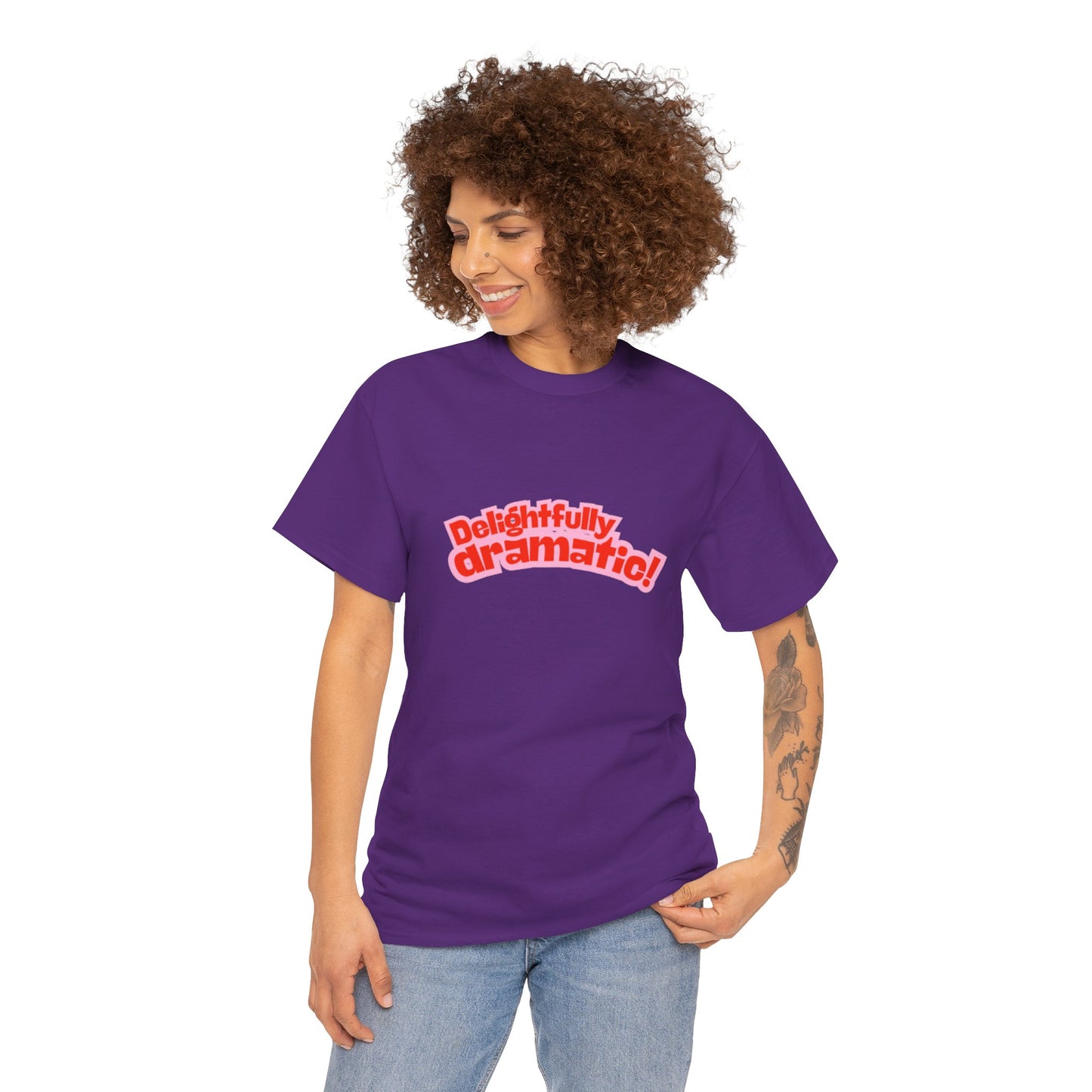 Delightfully Dramatic Classic Cotton Tee