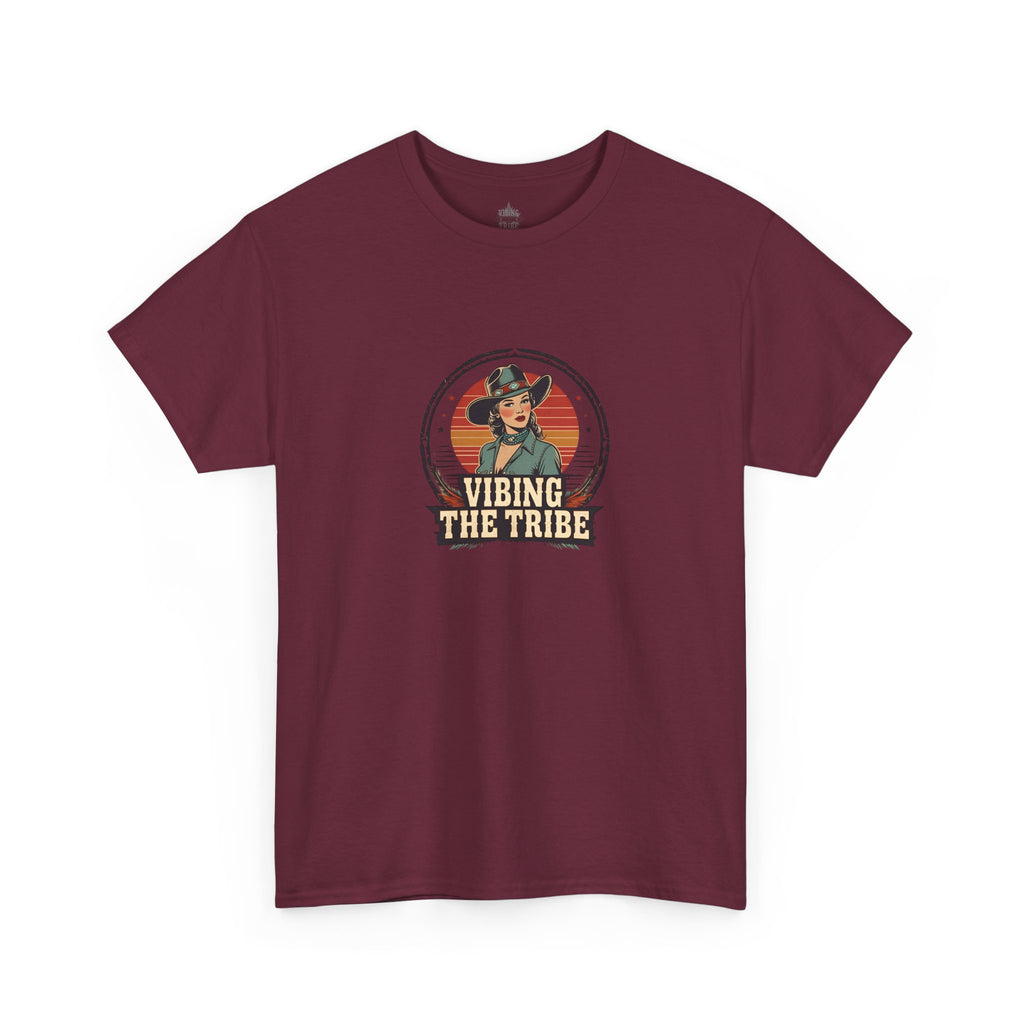 Vibing the Tribe Vintage Cowgirl Classic Cotton Tee