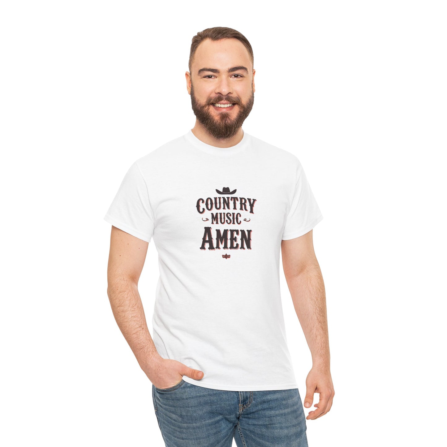 Country Music Amen Unisex Classic Cotton Tee