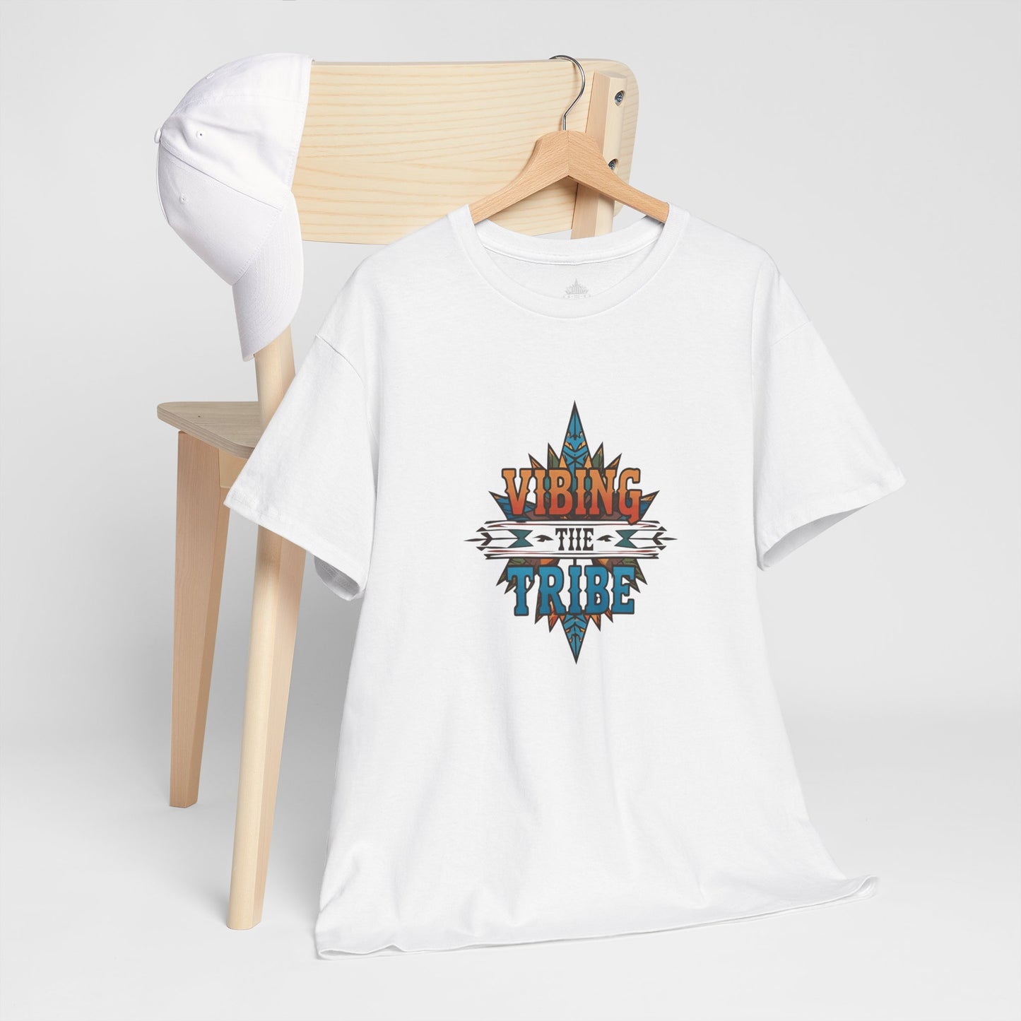 Vibing the Tribe Signature Logo Unisex Classic Cotton Tee