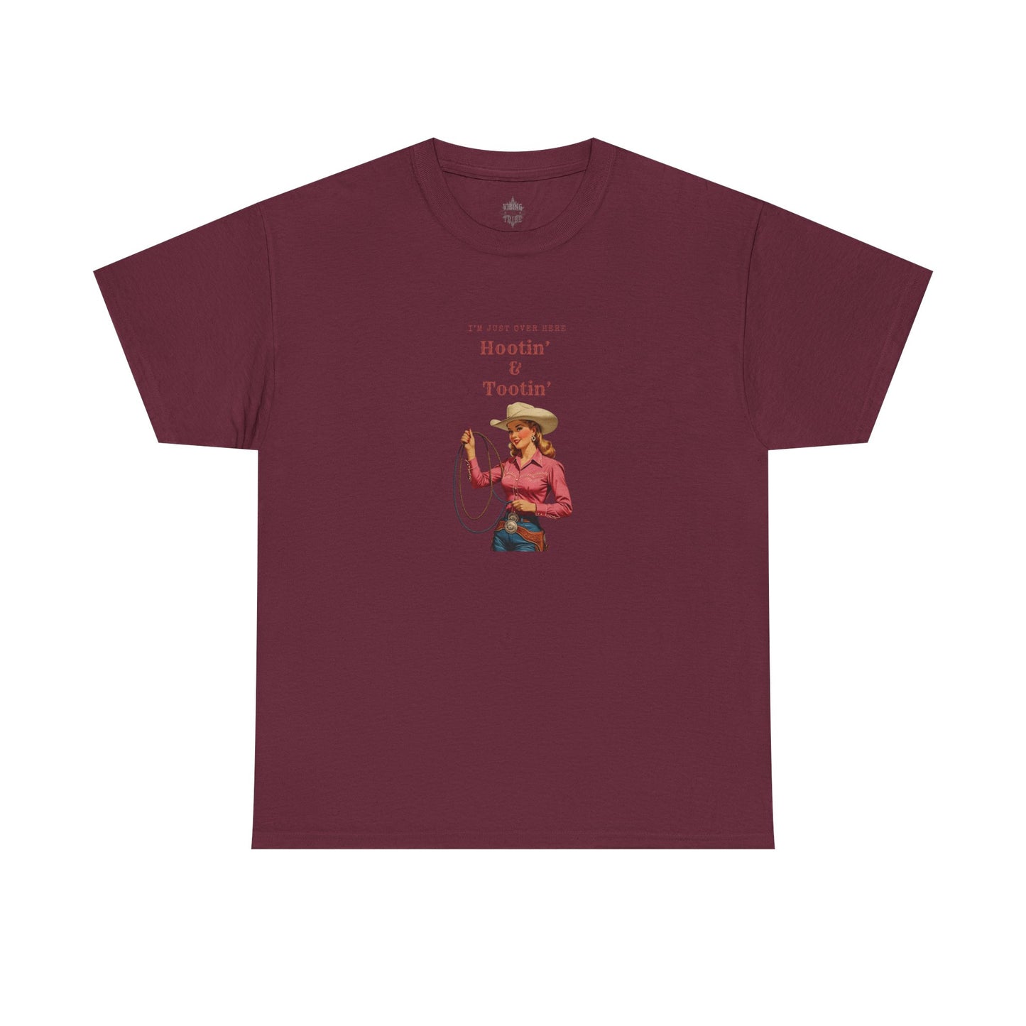 Hootin' & Tootin' Cowgirl Classic Cotton Tee