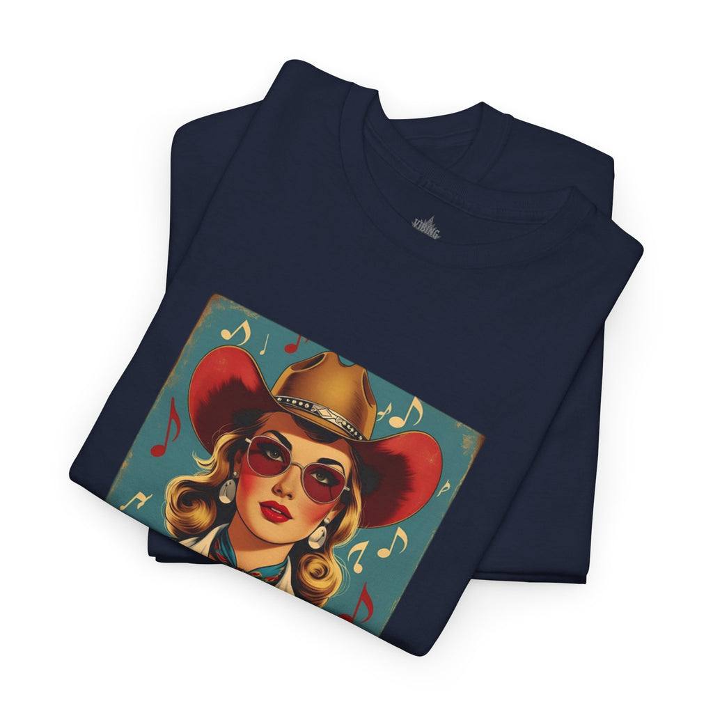 Music Vintage Cowgirl Staple Cotton Tee