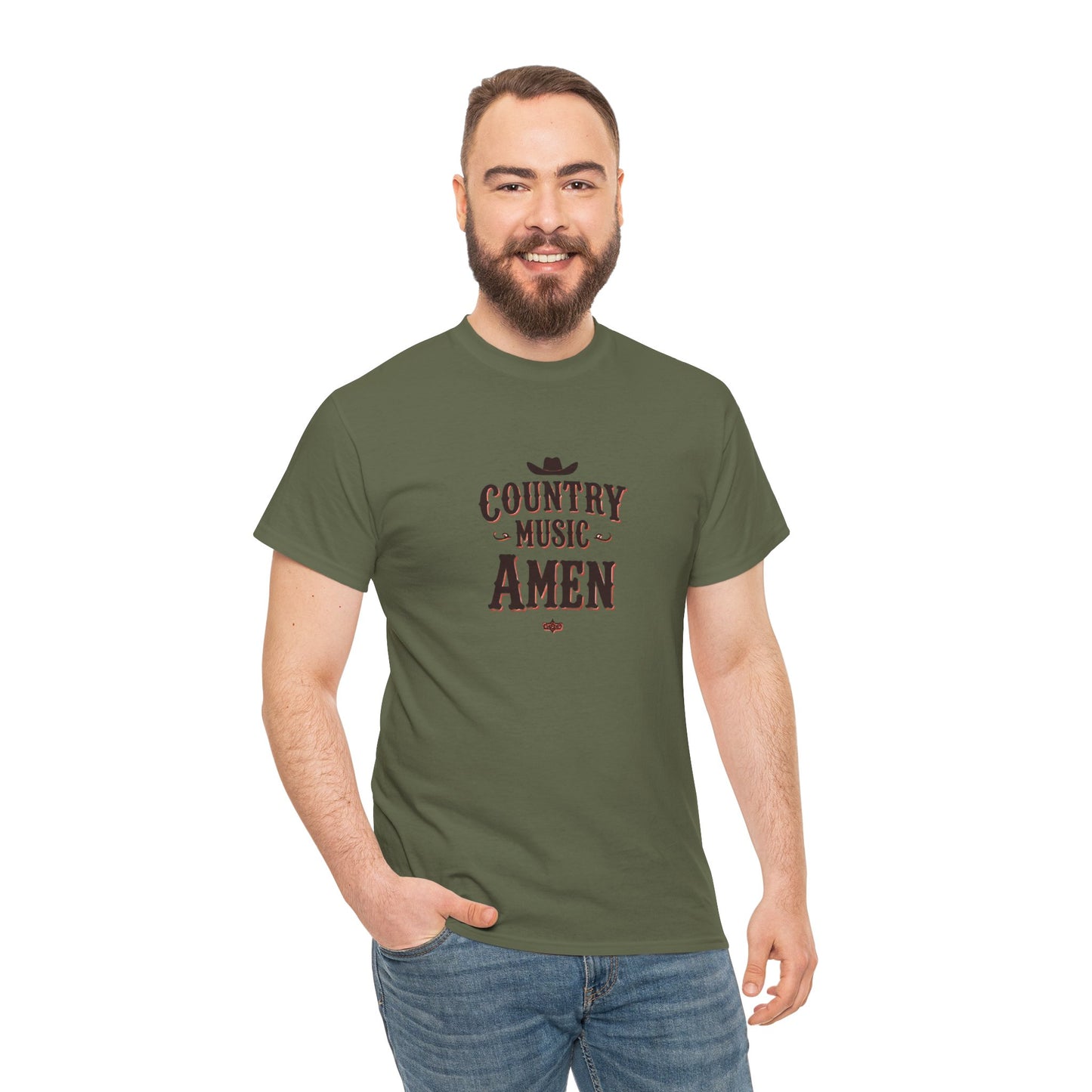 Country Music Amen Unisex Classic Cotton Tee