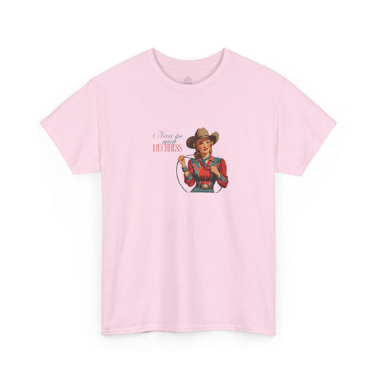 Never Too Much Vintage Cowgirl Classic Cotton Tee