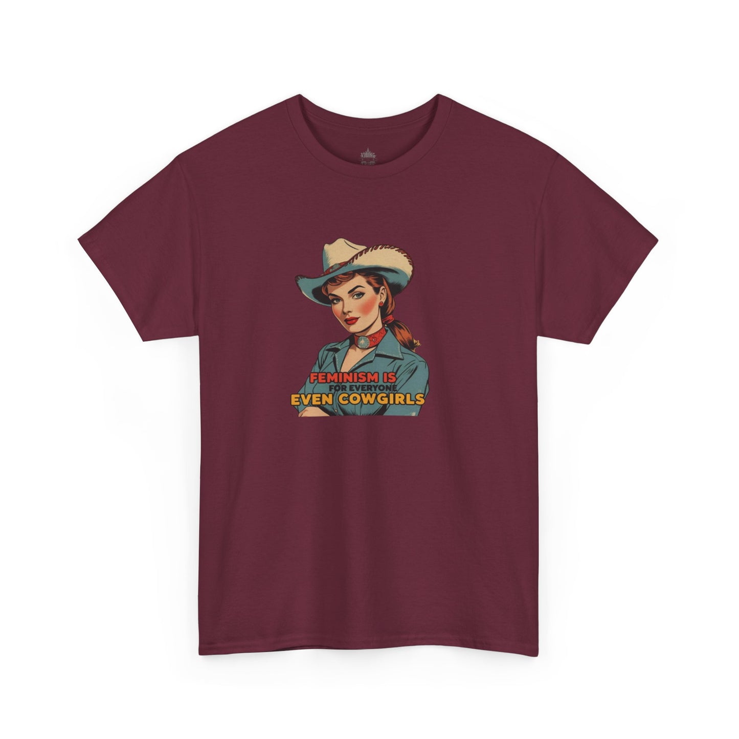 Feminism Cowgirl Classic Cotton Tee