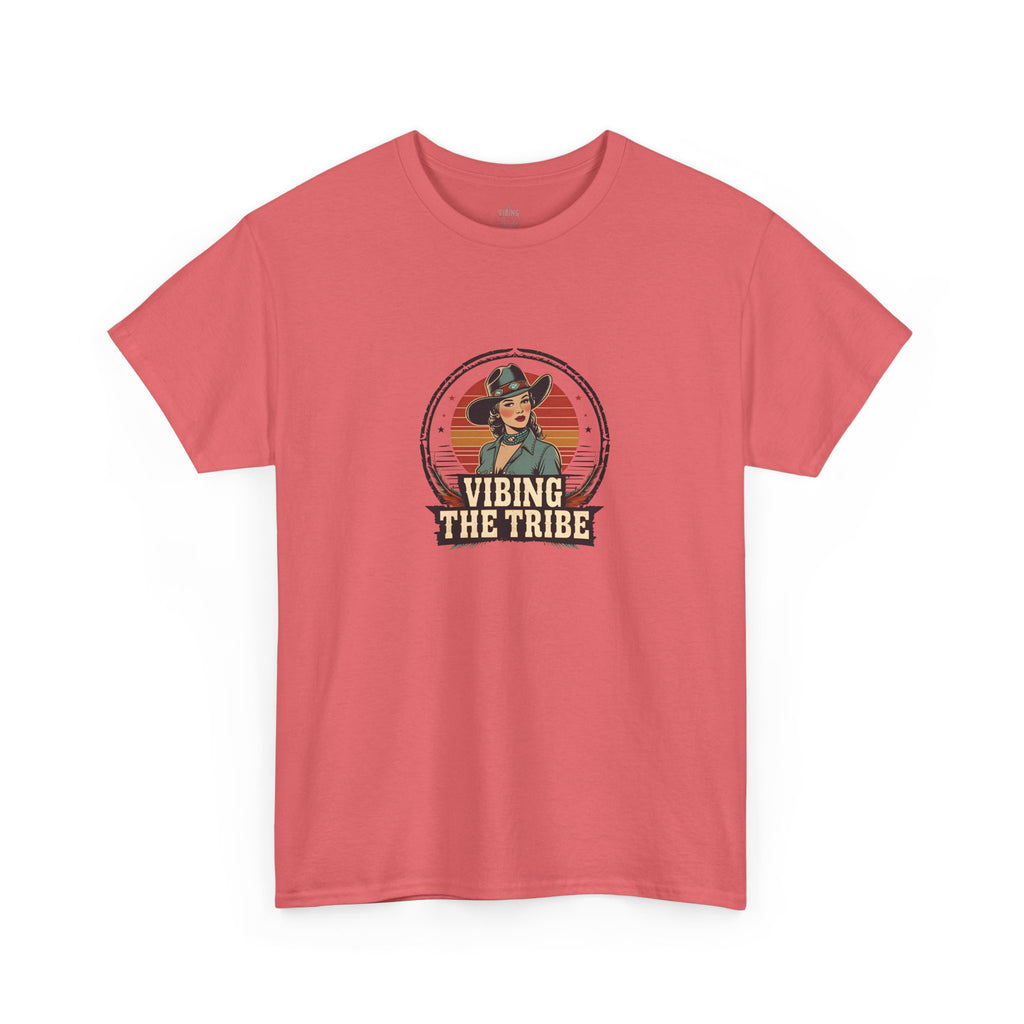 Vibing the Tribe Vintage Cowgirl Classic Cotton Tee