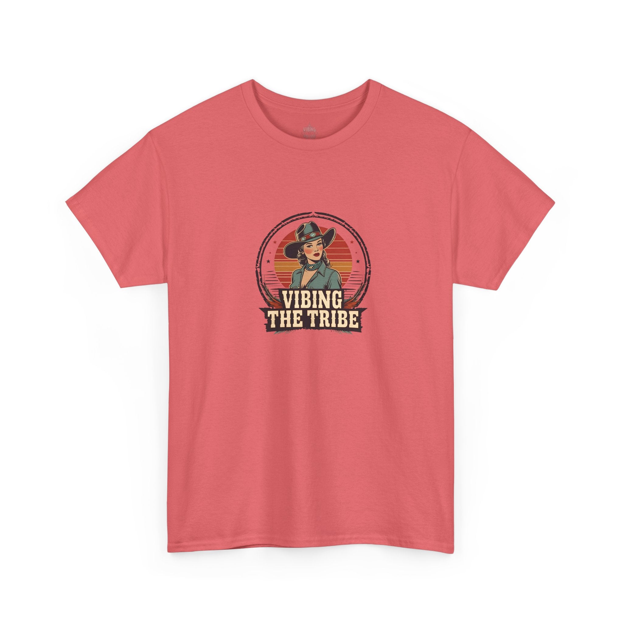 Vibing the Tribe Vintage Cowgirl Classic Cotton Tee