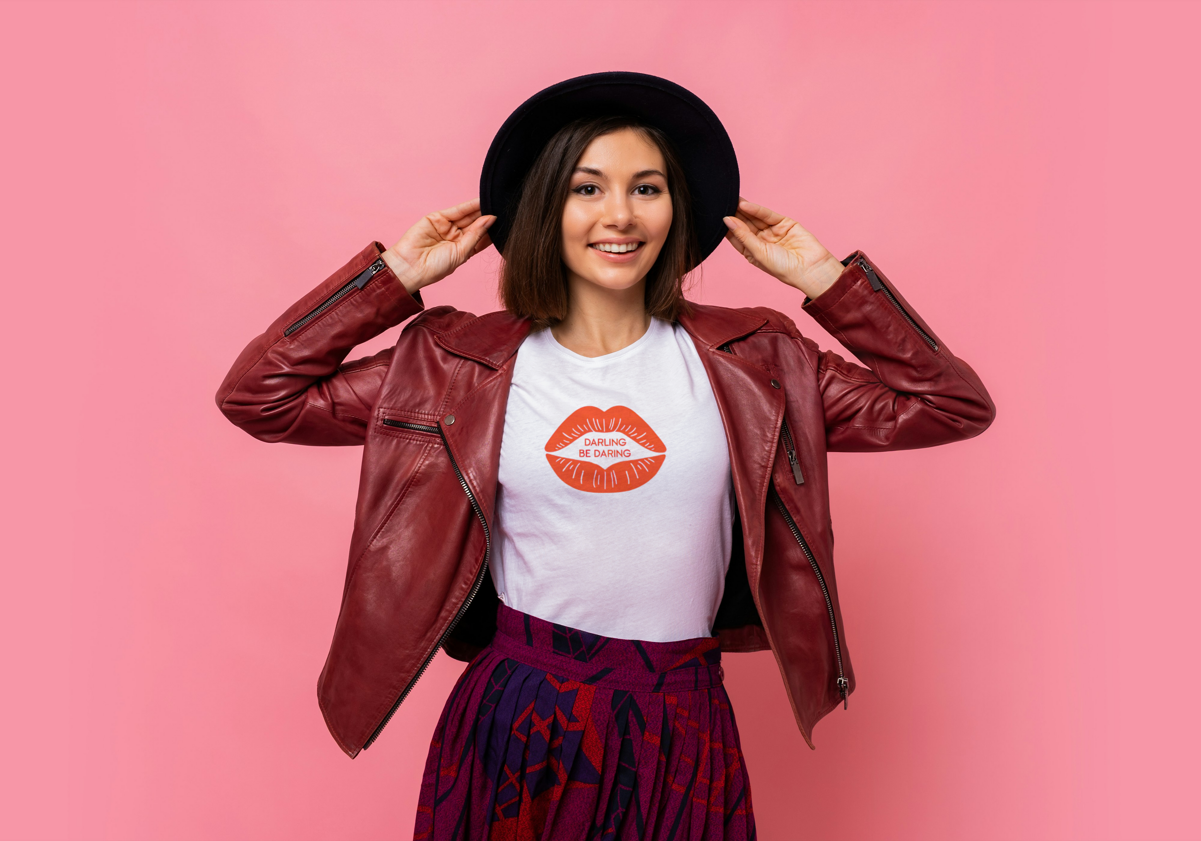 Darling Be Daring Maple Cotton Tee