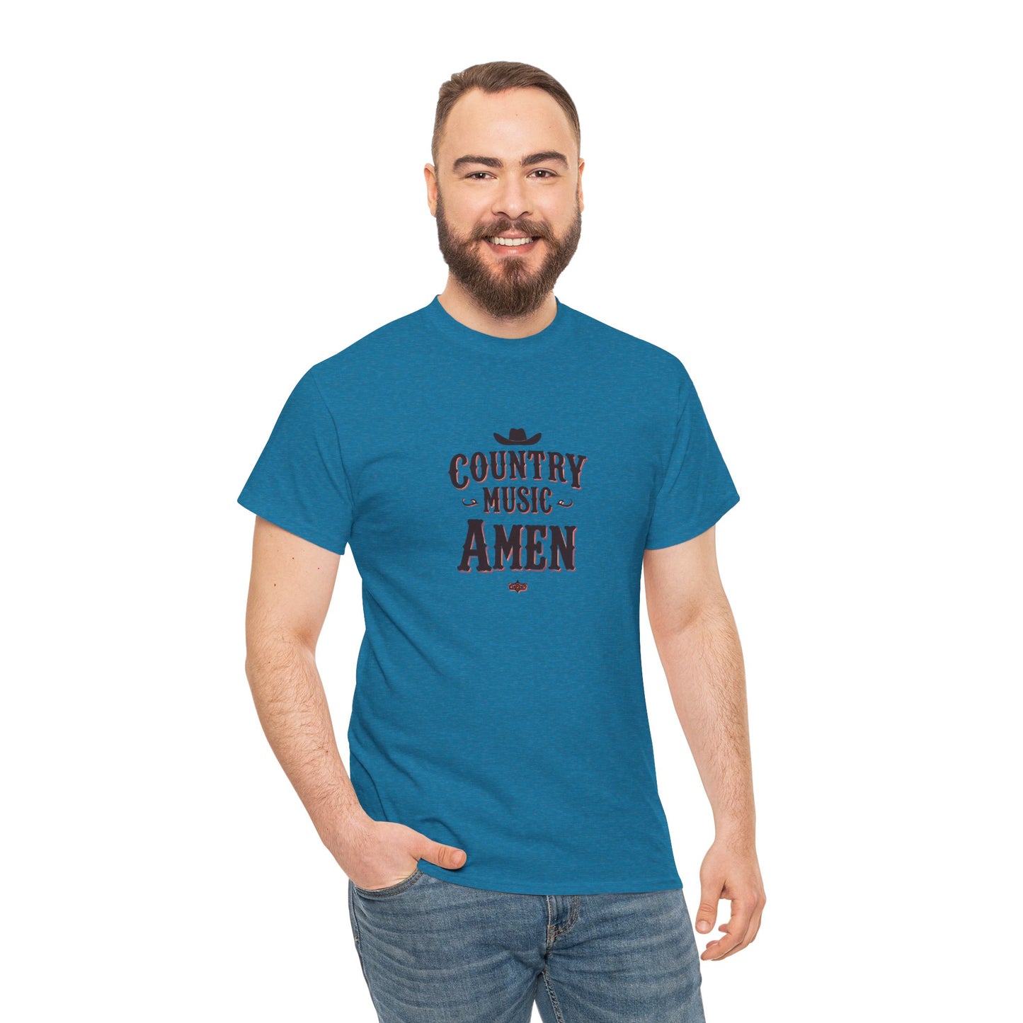 Country Music Amen Unisex Classic Cotton Tee