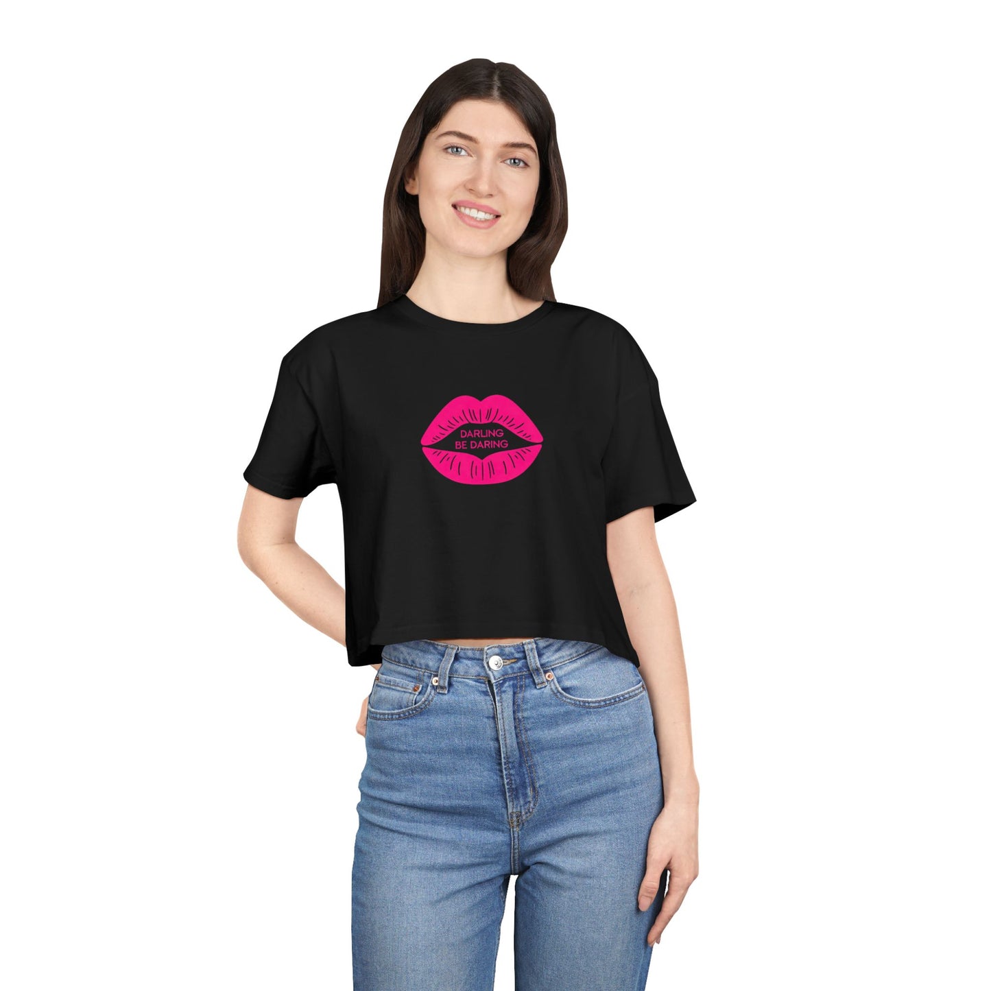 Darling Be Daring Crop Tee