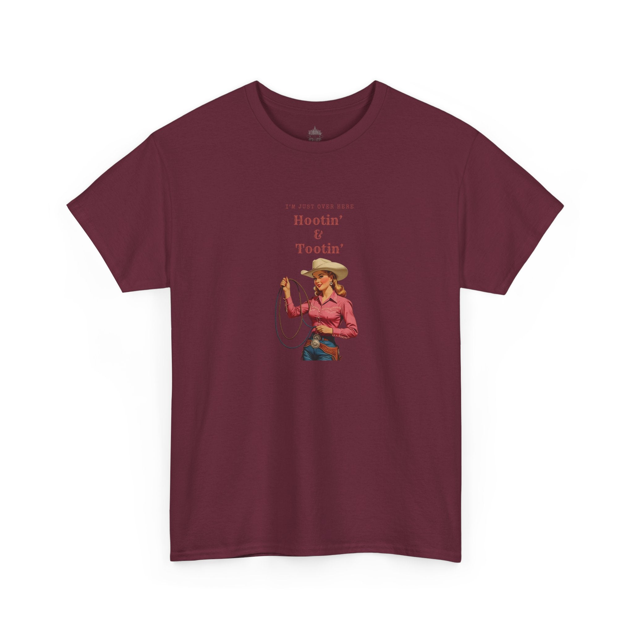 Hootin' & Tootin' Cowgirl Classic Cotton Tee