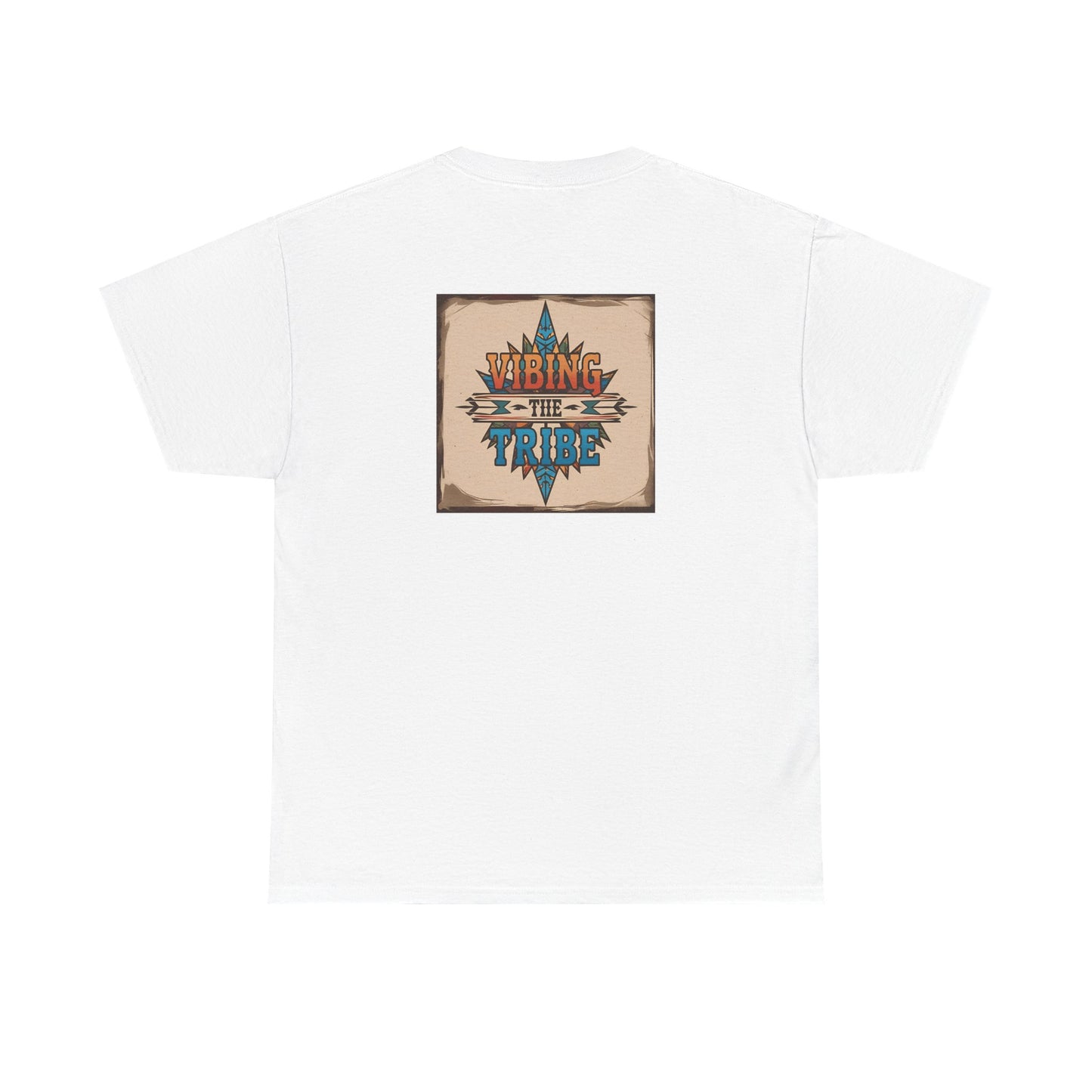 Vibing the Tribe Signature Unisex Classic Cotton Tee Front & Back Print
