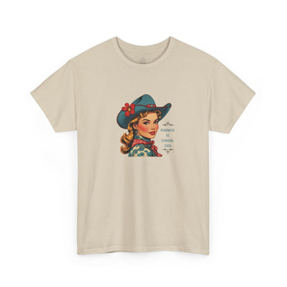 Kindness is Cowgirl Cool Classic Cotton Tee